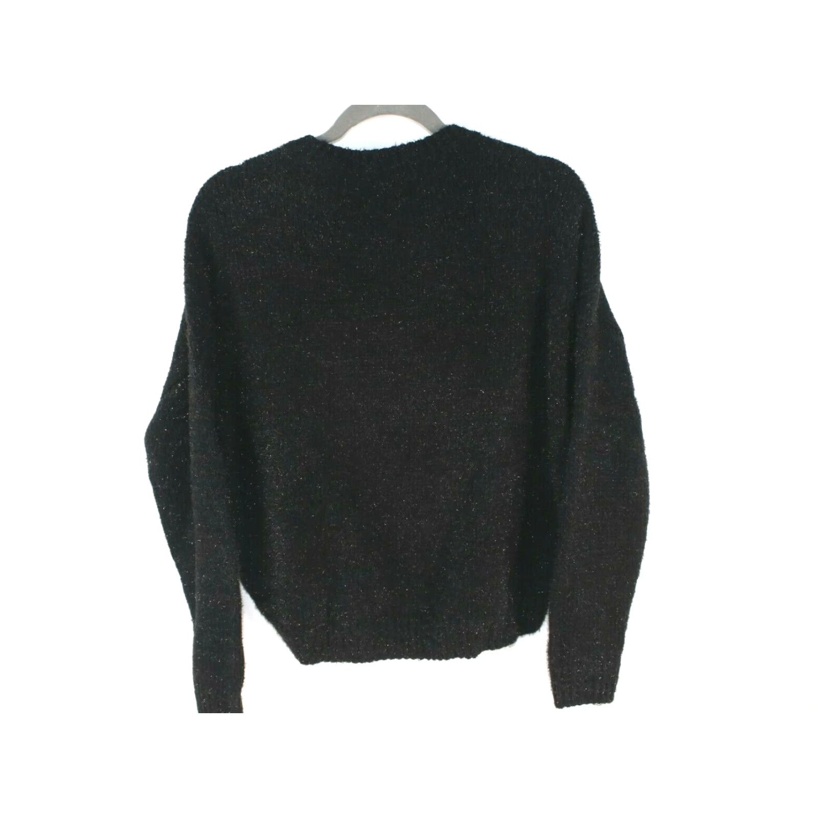 Vintage Wild Fable Sparkly Ultra Soft Sweater Women's SZ S Long Sleeve Pullover Black Size S / US 4 / IT 40 - 3 Thumbnail