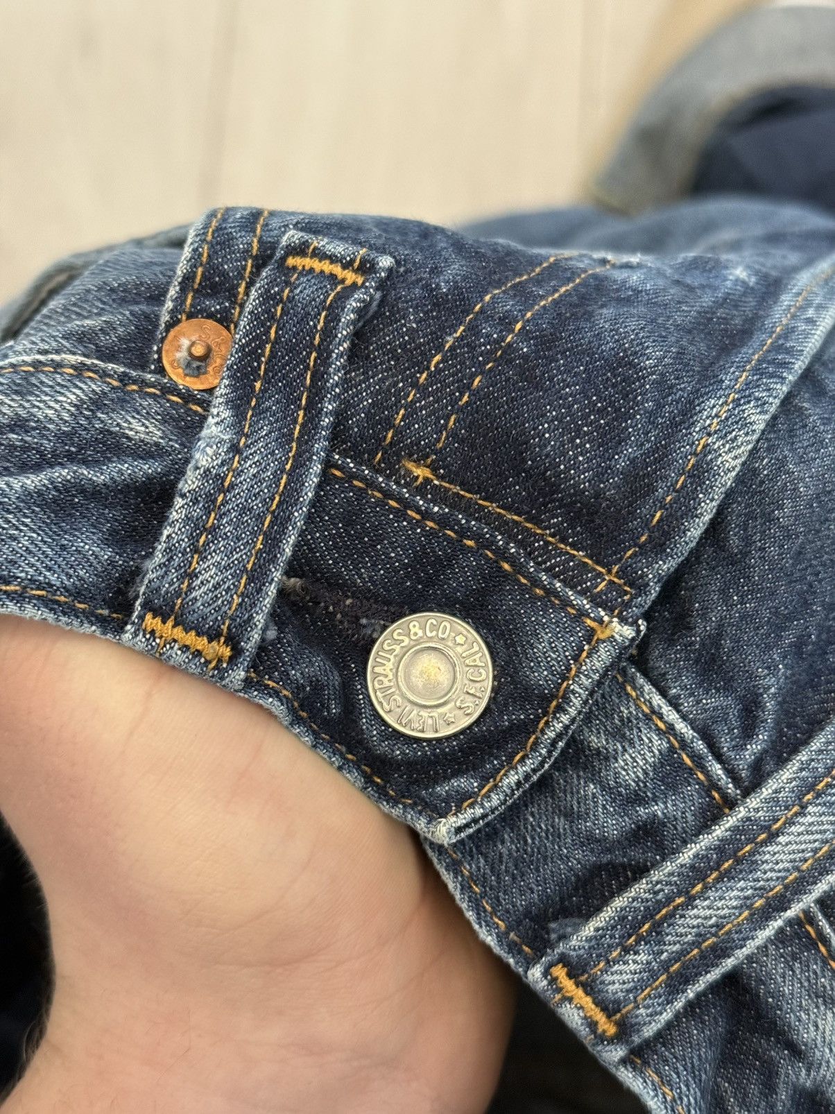 Levi's Levi’s 501 XX Selvedge Washed Distressed Denim 1947 Big E Size US 34 / EU 50 - 11 Thumbnail