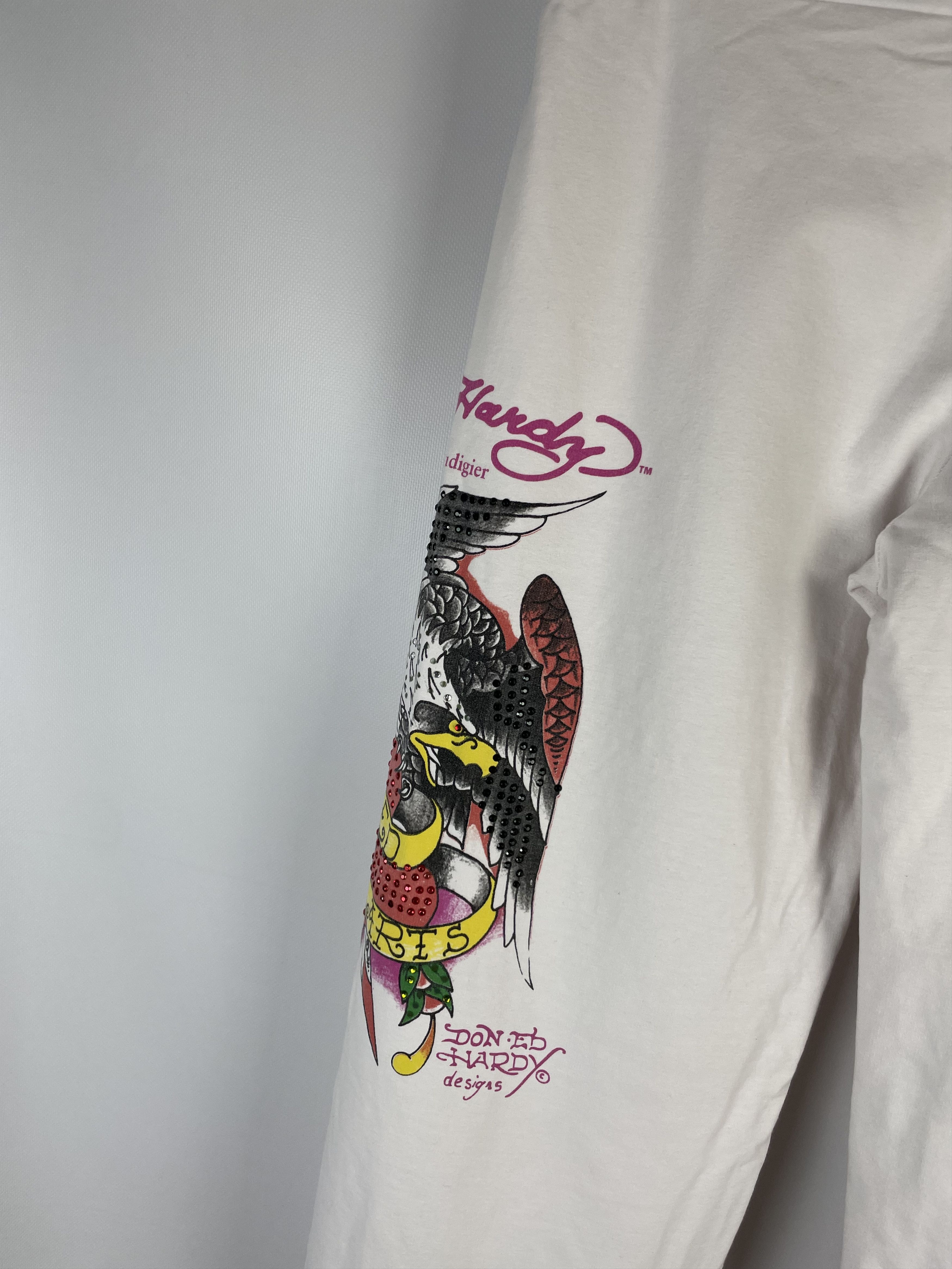 Christian Audigier Vintage Ed Hardy Sweat Pants Size 36" / US 14 / IT 50 - 9 Thumbnail