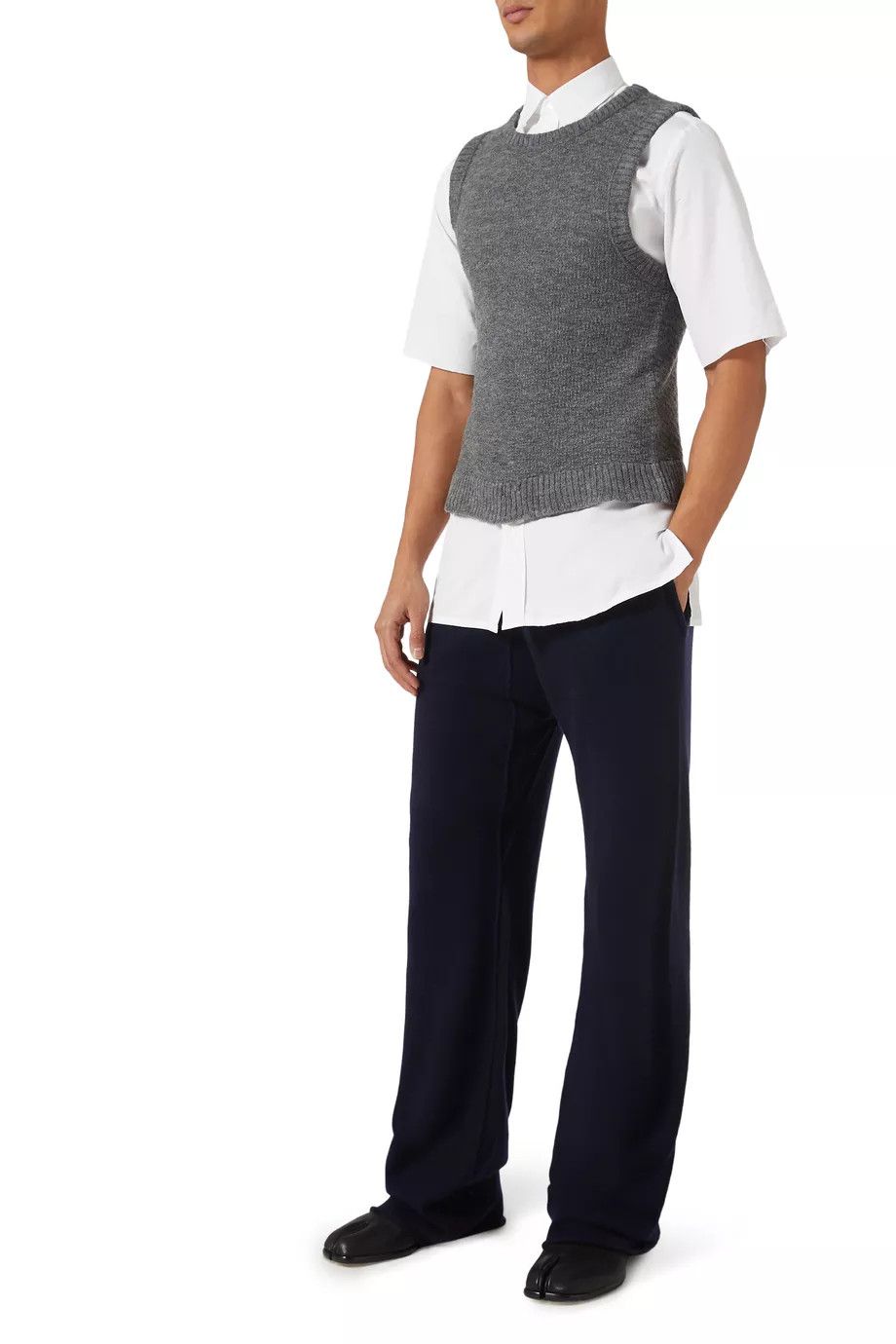 Maison Margiela oc11z0925 Knit Tank Top in Grey Size US L / EU 52-54 / 3 - 2 Thumbnail