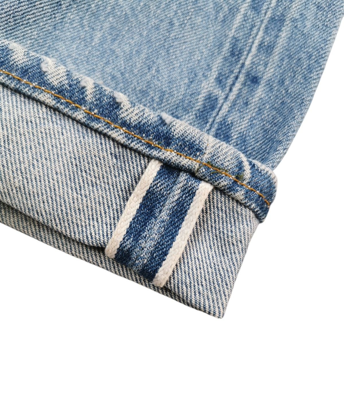 Levi's 80s Vintage Levis 501 Selvedge Rindem Top Button2 Size US 36 / EU 52 - 2 Thumbnail