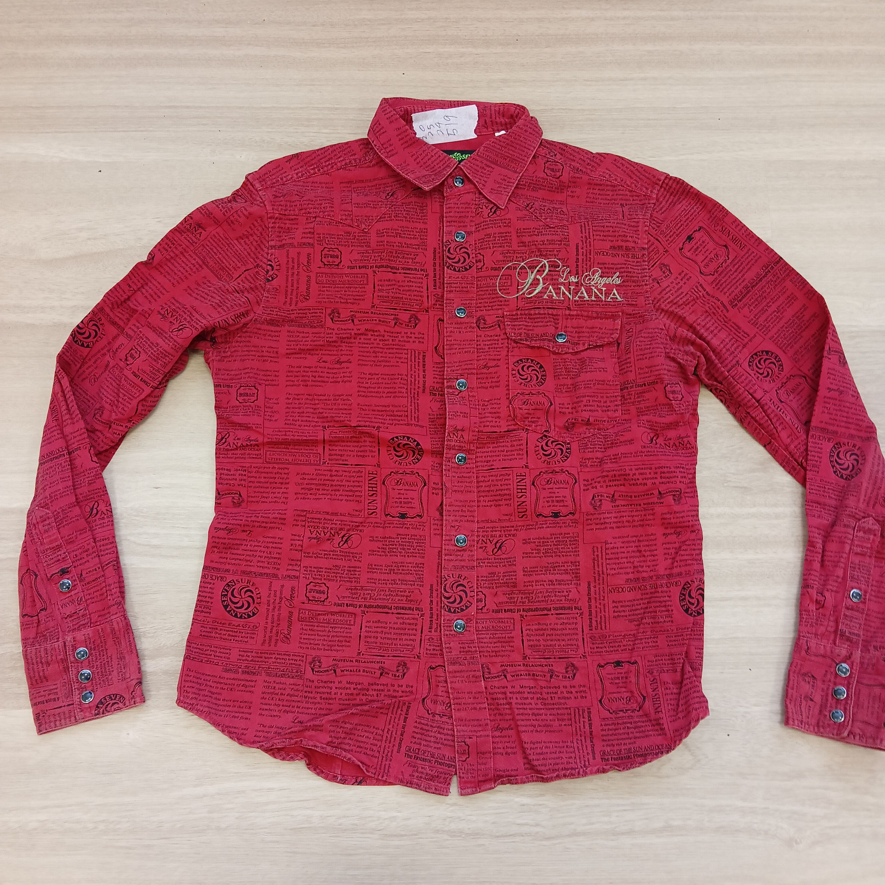 Japanese Brand BANANA SEVEN BUM TEE LONG SLEEVE M Size US M / EU 48-50 / 2 - 2 Thumbnail