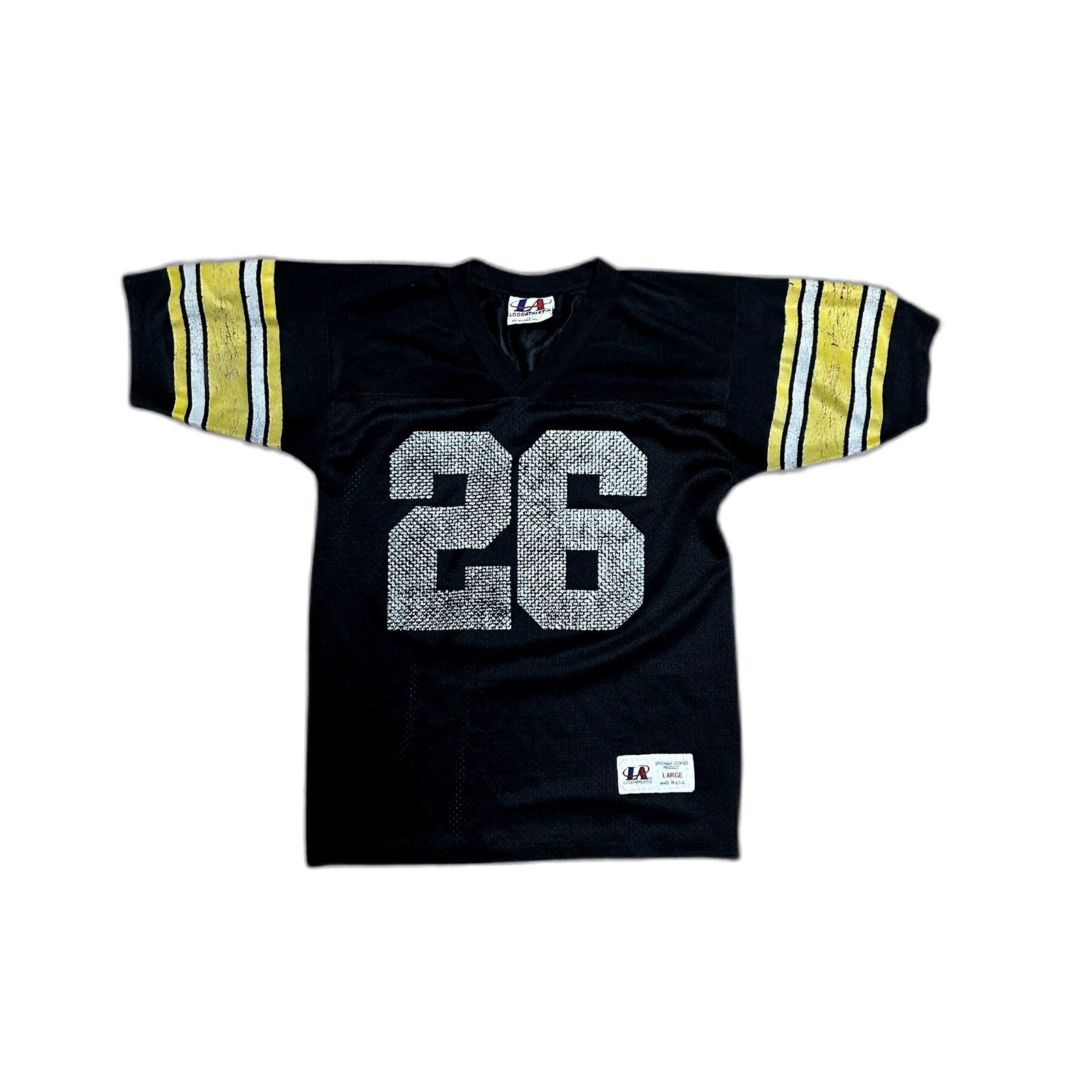 Vintage Vintage Logo Athletic Pittsburgh Steelers Rod Woodson NFL Fo Size US XXS / EU 40 - 2 Thumbnail