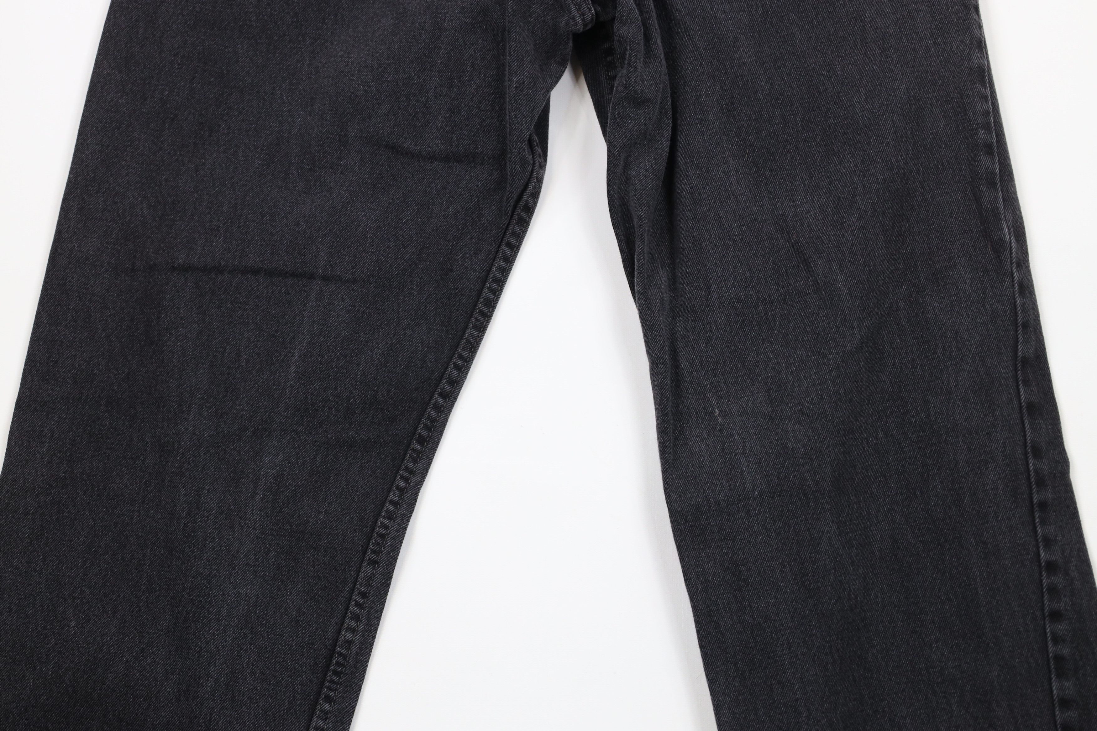 Levi's × Vintage Vintage Y2K Levis 550 Relaxed Fit Denim Jeans Black Cotton Size US 36 / EU 52 - 11 Thumbnail