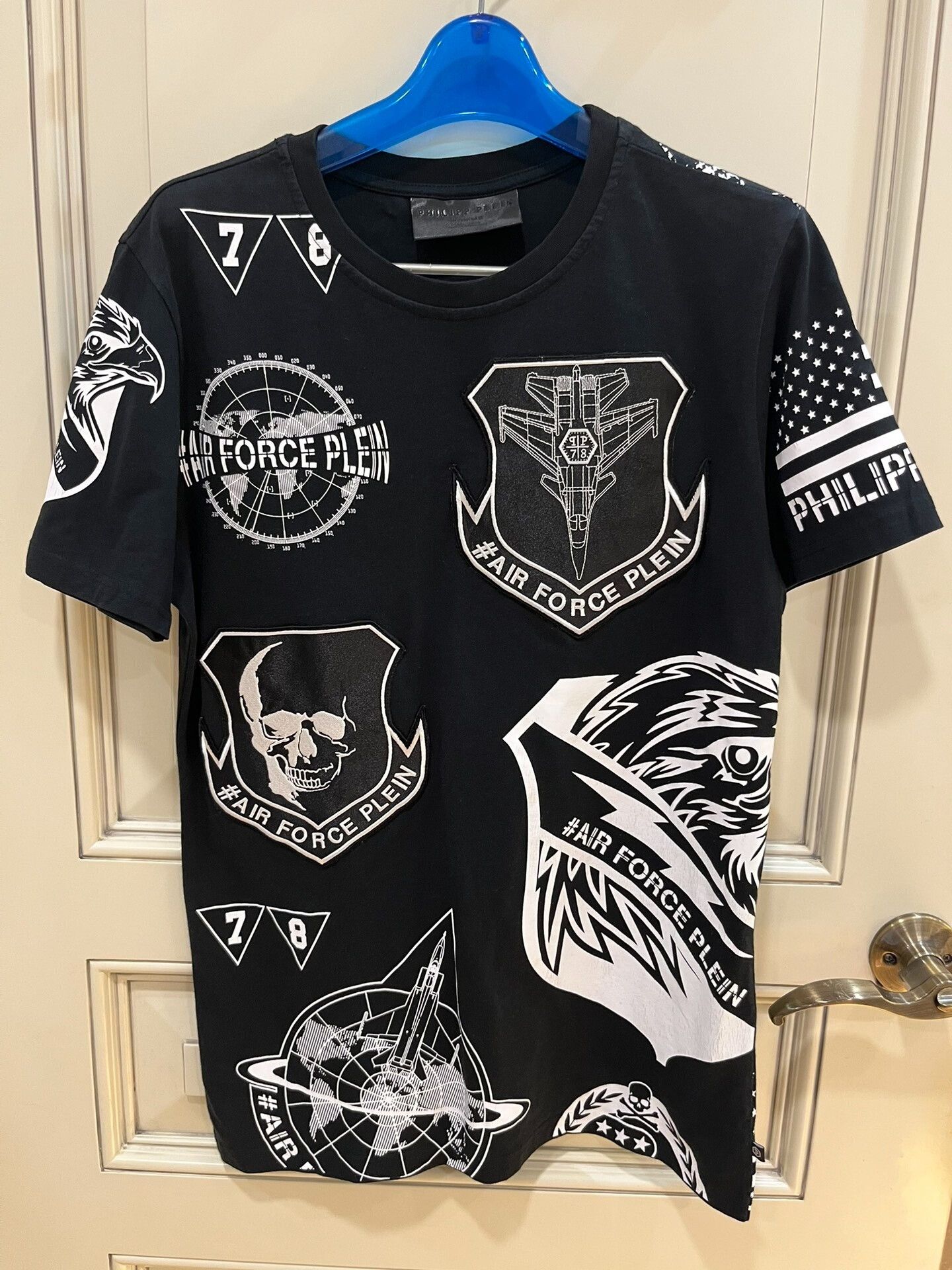 Philipp Plein Philipp Plein Embroidered Print T-Shirt Size US M / EU 48-50 / 2 - 1 Thumbnail