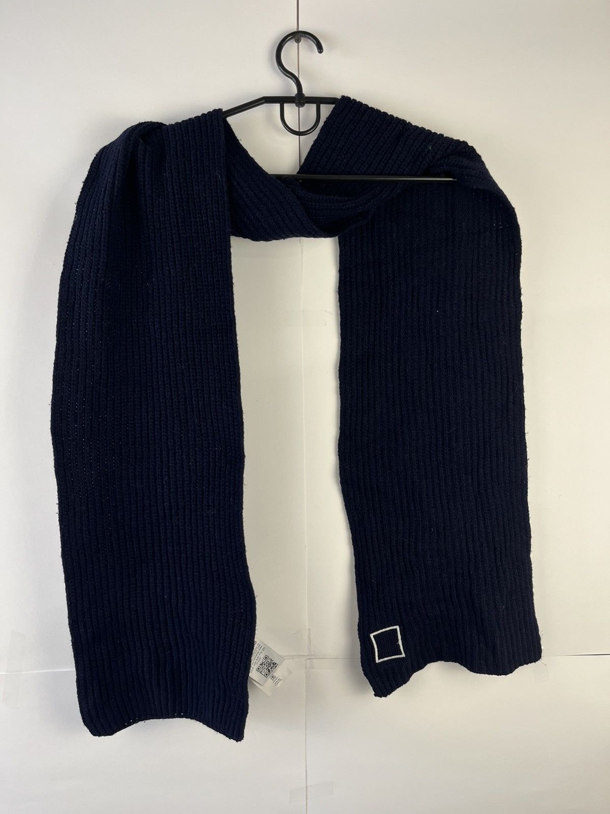 Stone Island Stone Island Ribbed Scarf Wool Casual Patch Program Size ONE SIZE - 6 Thumbnail