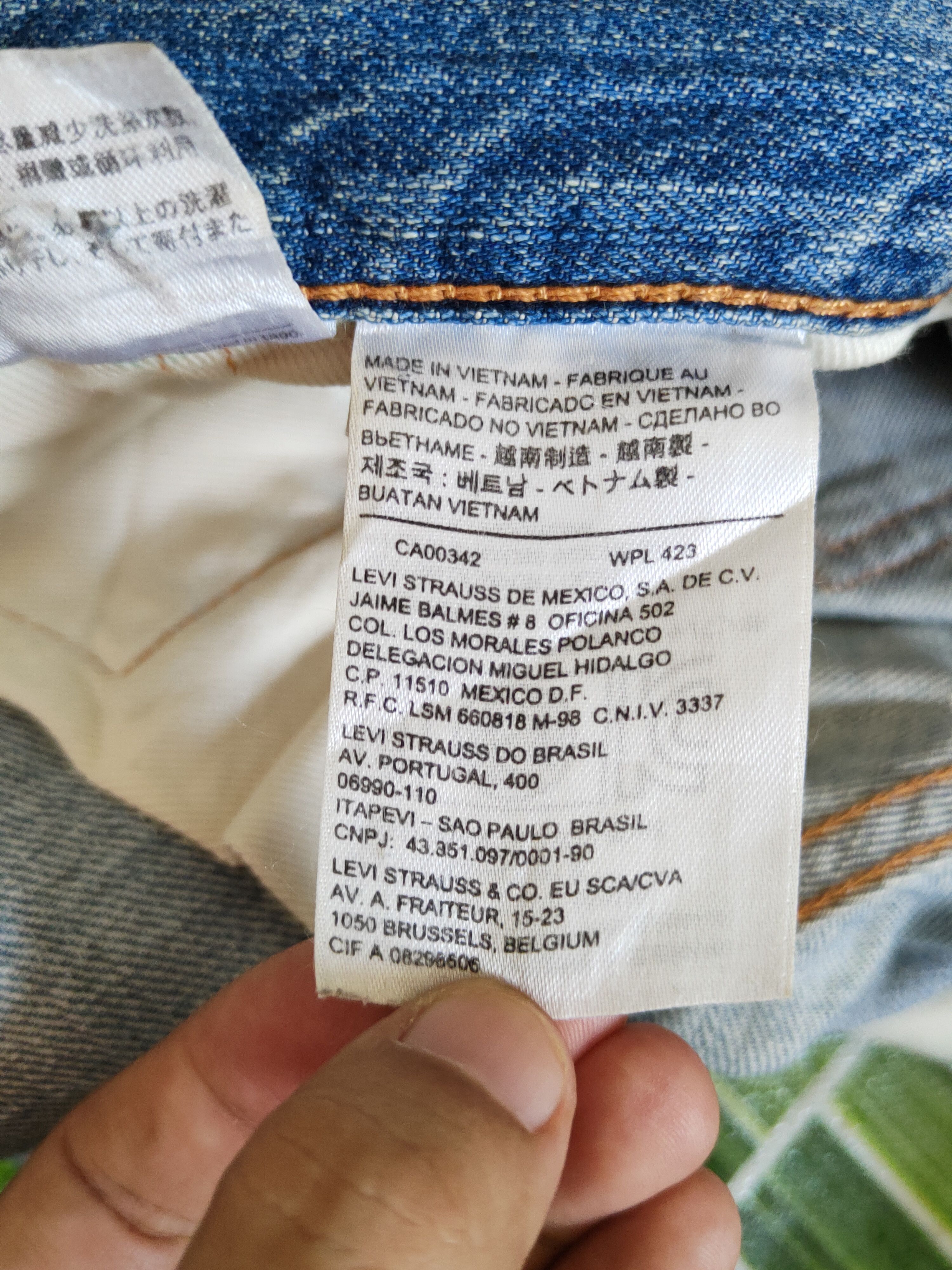Levi's Levi's Blue Faded Distressed Ripped Jeans #S1668 Size US 34 / EU 50 - 18 Thumbnail