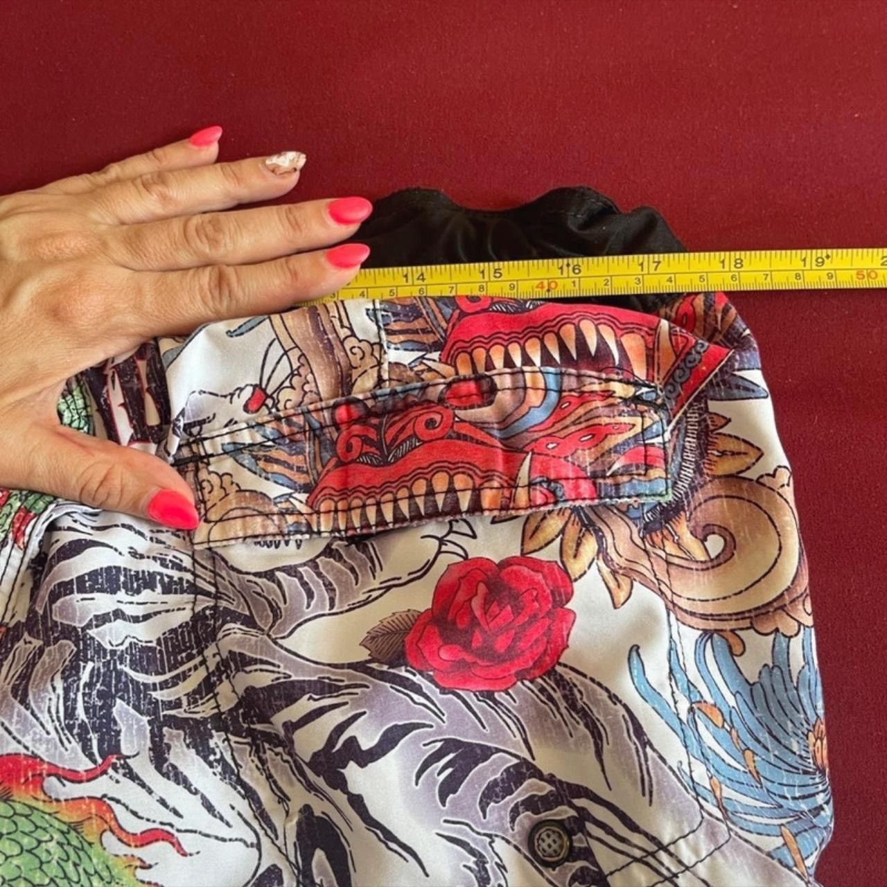 Vintage Big Buddha vintage Men’s Full Printed Shorts Size L trunks Size US 34 / EU 50 - 3 Thumbnail
