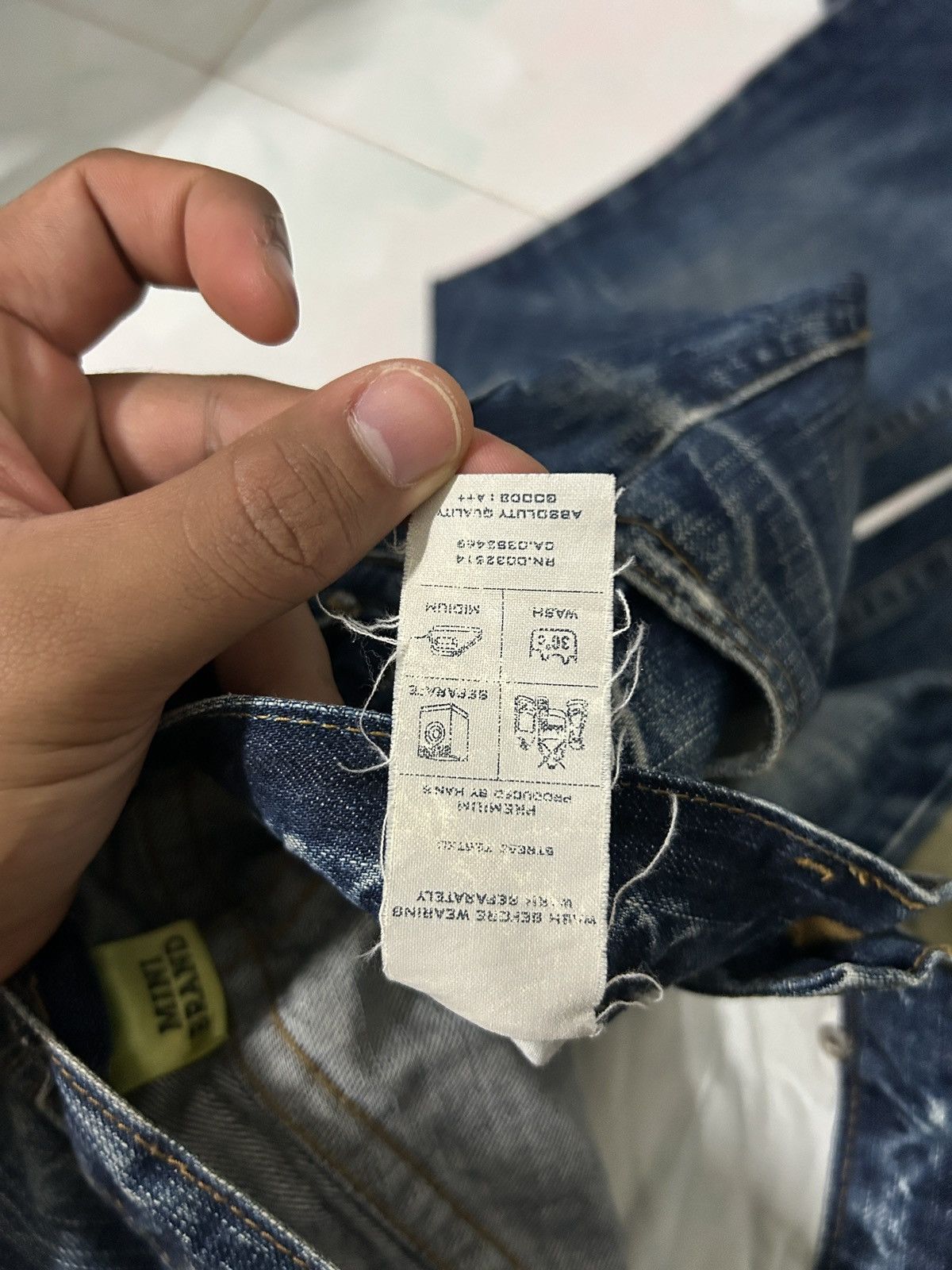 If Six Was Nine Mini brand flared washed jeans vintage punk japan lgb style Size 28" / US 6 / IT 42 - 11 Thumbnail