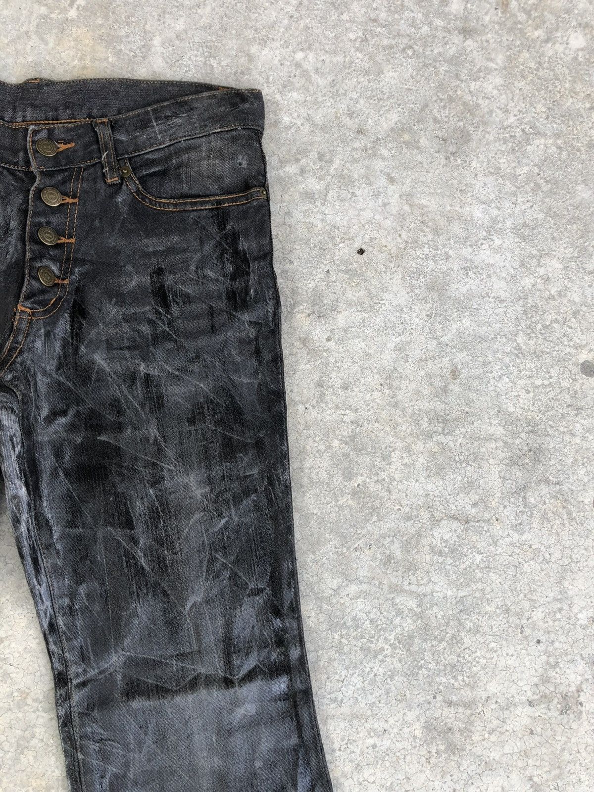 Tornado Mart Tornado Mart Flared Jeans Wax Jeans Size US 30 / EU 46 - 5 Thumbnail