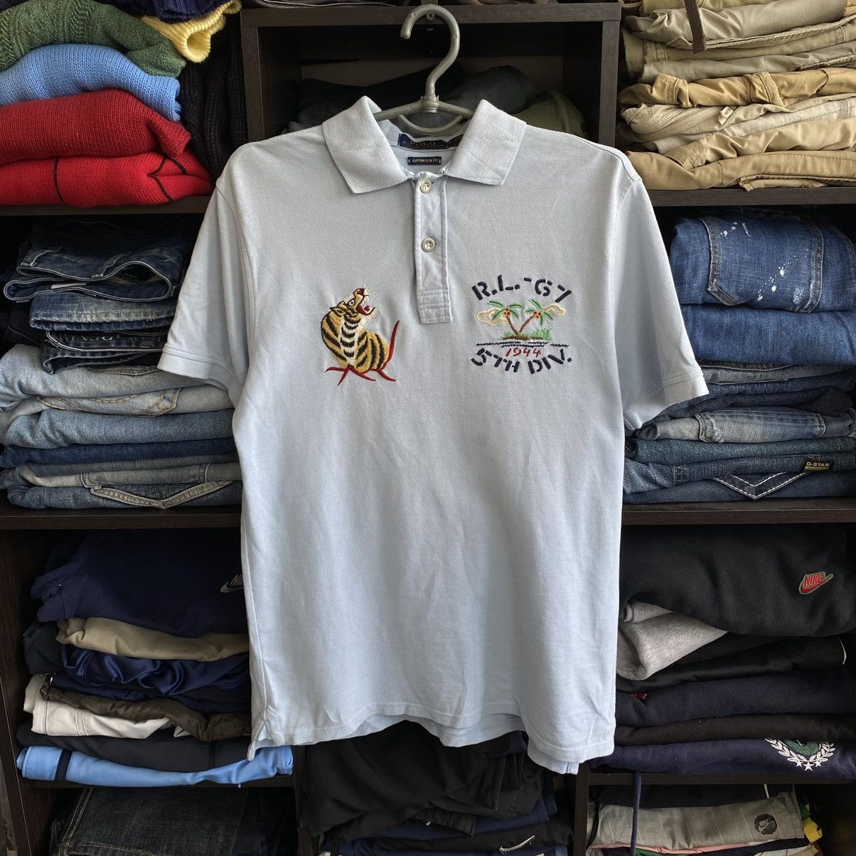 Polo Ralph Lauren Luxury Polo Ralph Lauren Hawaiian Big Logo y2k opium polo Size US S / EU 44-46 / 1 - 1 Thumbnail