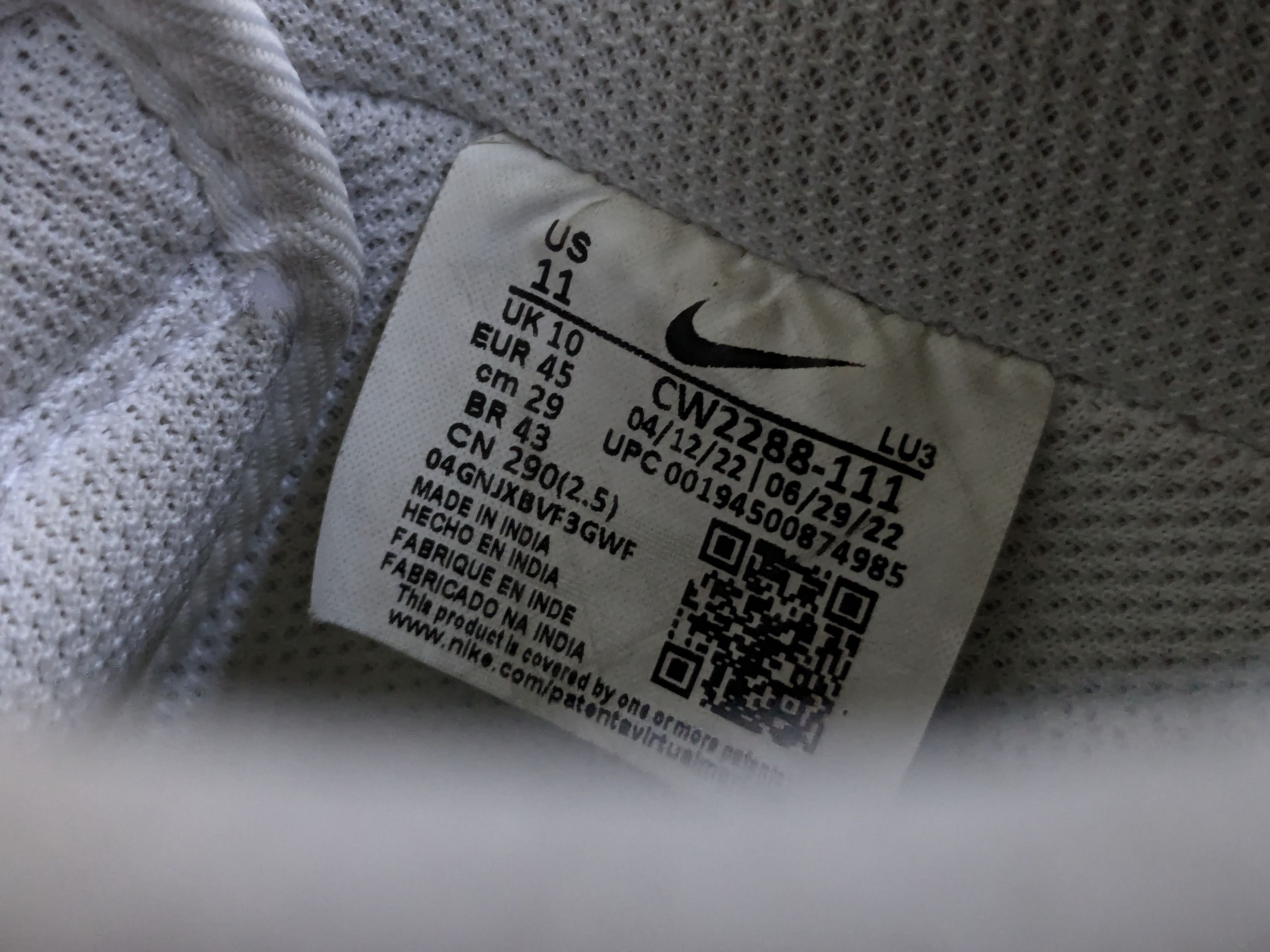 Nike Nike Air Force 1 AF1 Triple White 11 Low Tops Leather Size US 11 / EU 44 - 8 Thumbnail