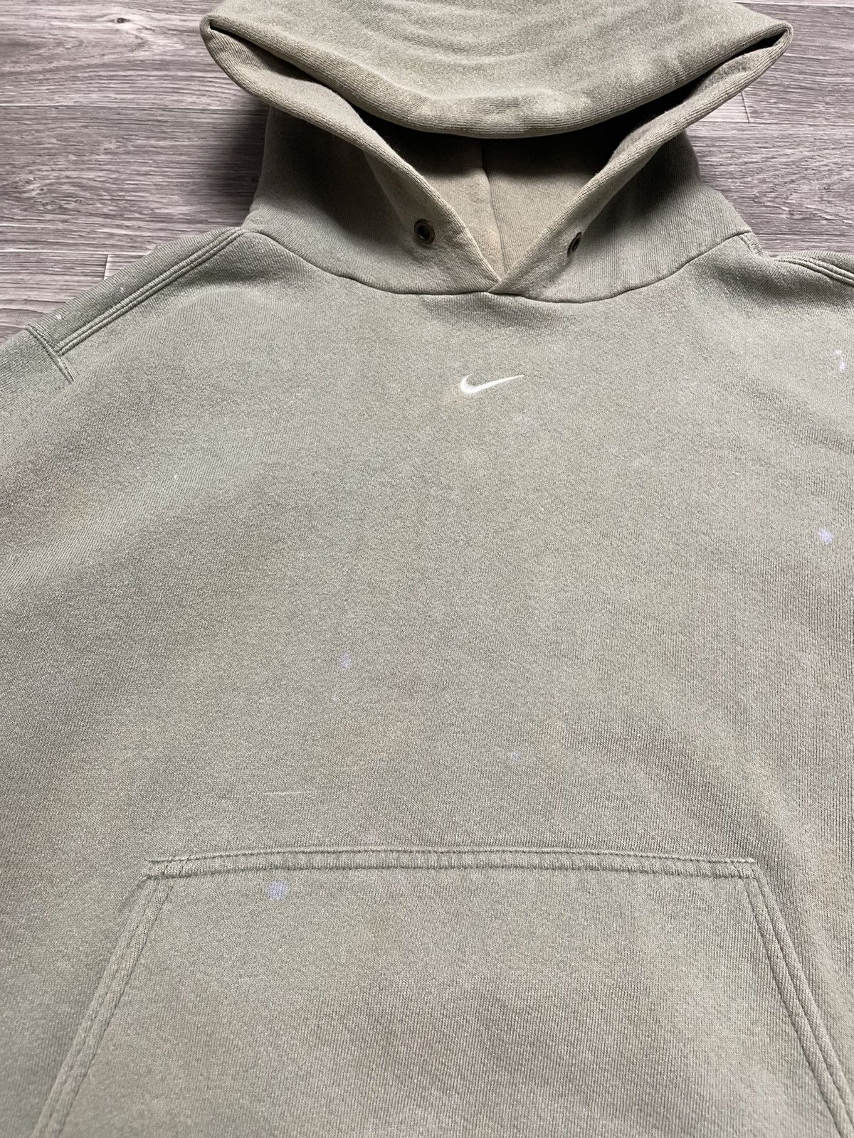 Nike 90s Vintage Nike Center Swoosh Hoodie Made In USA Travis Size US M / EU 48-50 / 2 - 12 Thumbnail
