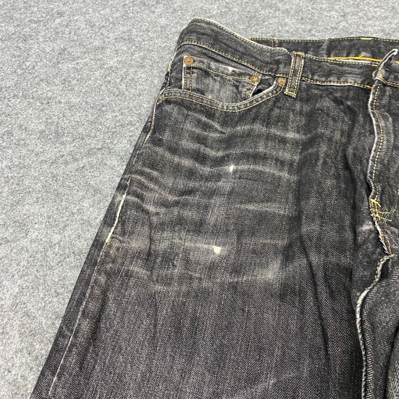 Japanese Brand 💥Best Offer💥Vintage Uniqlo Jeans Distressed Denim Size US 35 - 11 Thumbnail