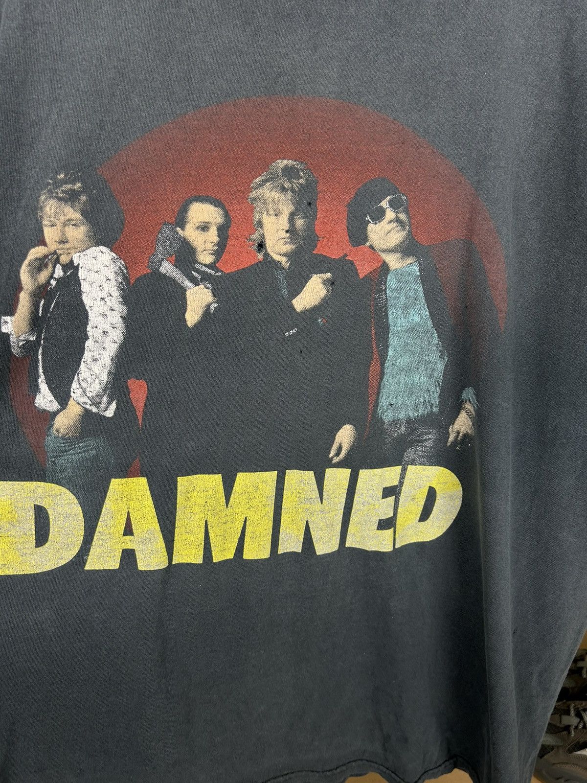 Band Tees × Vintage The Damned 2000s Logo Punk Rock Band Long Sleeve T Shirt Size US XL / EU 56 / 4 - 5 Thumbnail