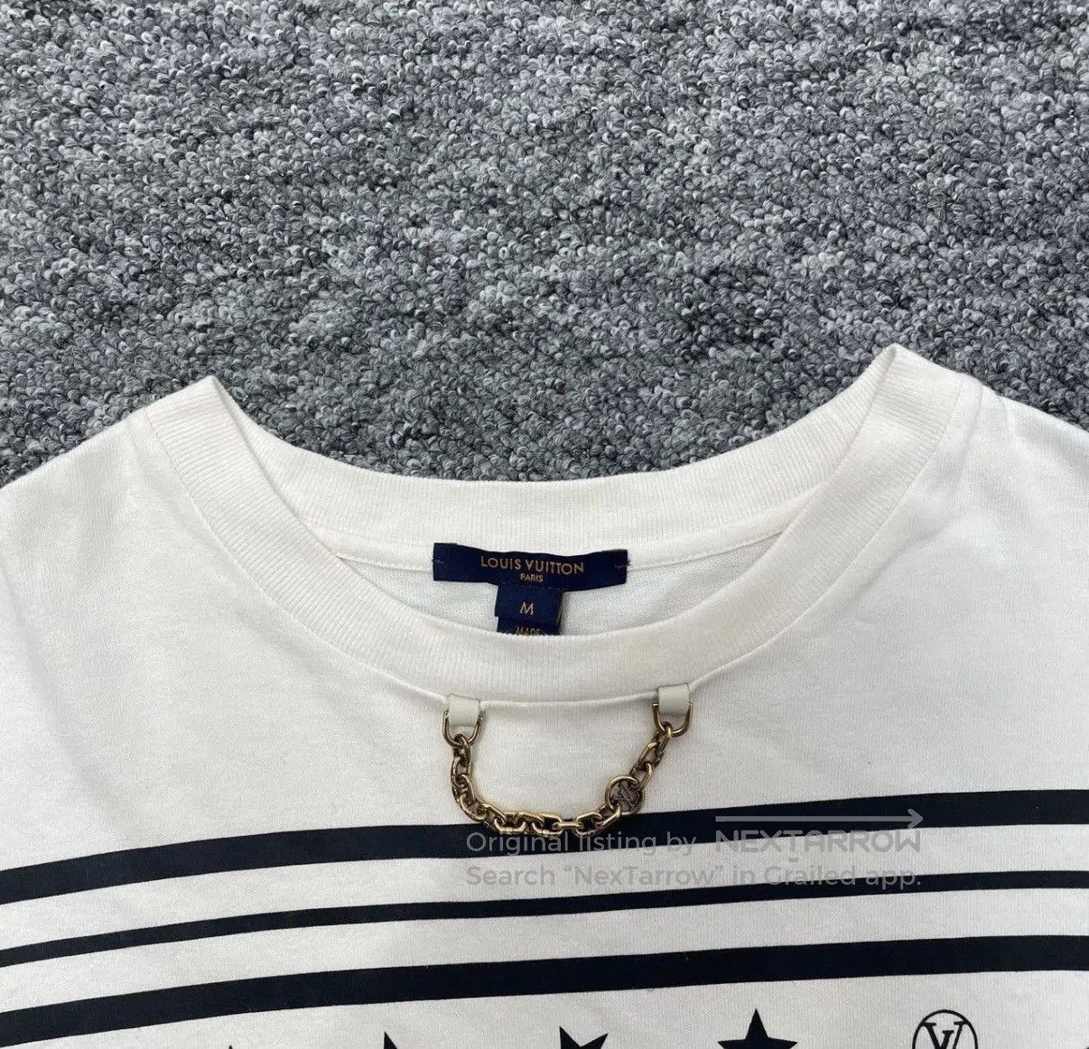 Louis Vuitton White Short Sleeve Graphic Tee. Size US M / EU 48-50 / 2 - 3 Thumbnail