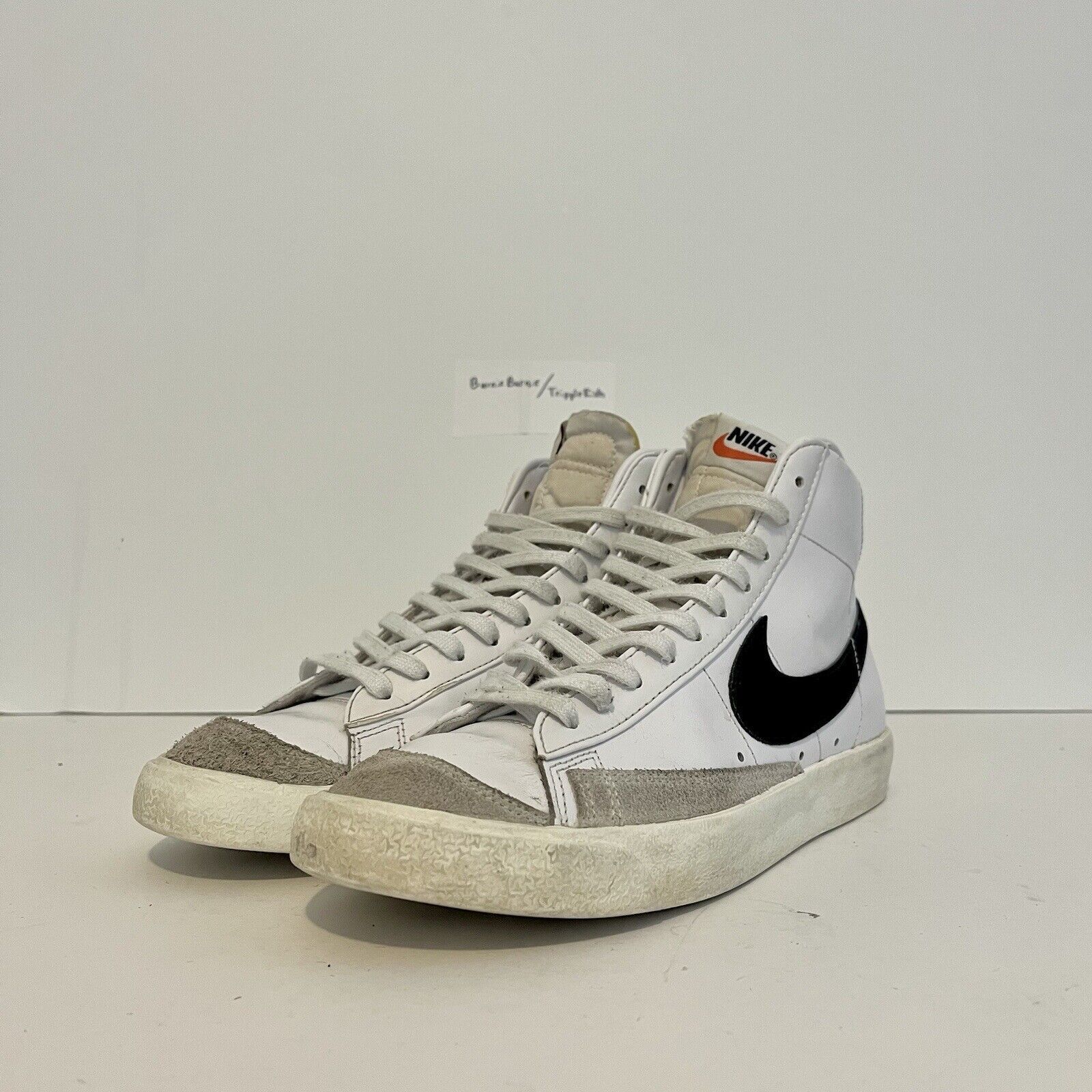 Nike 2021 Nike Blazer Mid 77 Vintage Leather CZ1055-100 Wmns 10 Size US 10 / IT 40 - 2 Thumbnail