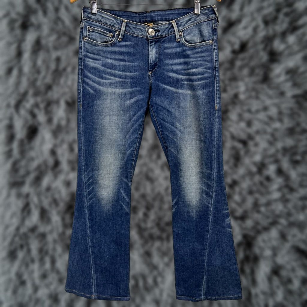 True Religion VINTAGE? Wait, not vintage. True Religion Joey Jeans Women Flare 31 Blue Denim Jeans, Low Rise, Joey Model, Jeans, Womens Size 31 Size 24" / US 00 / IT 34 - 1 Thumbnail