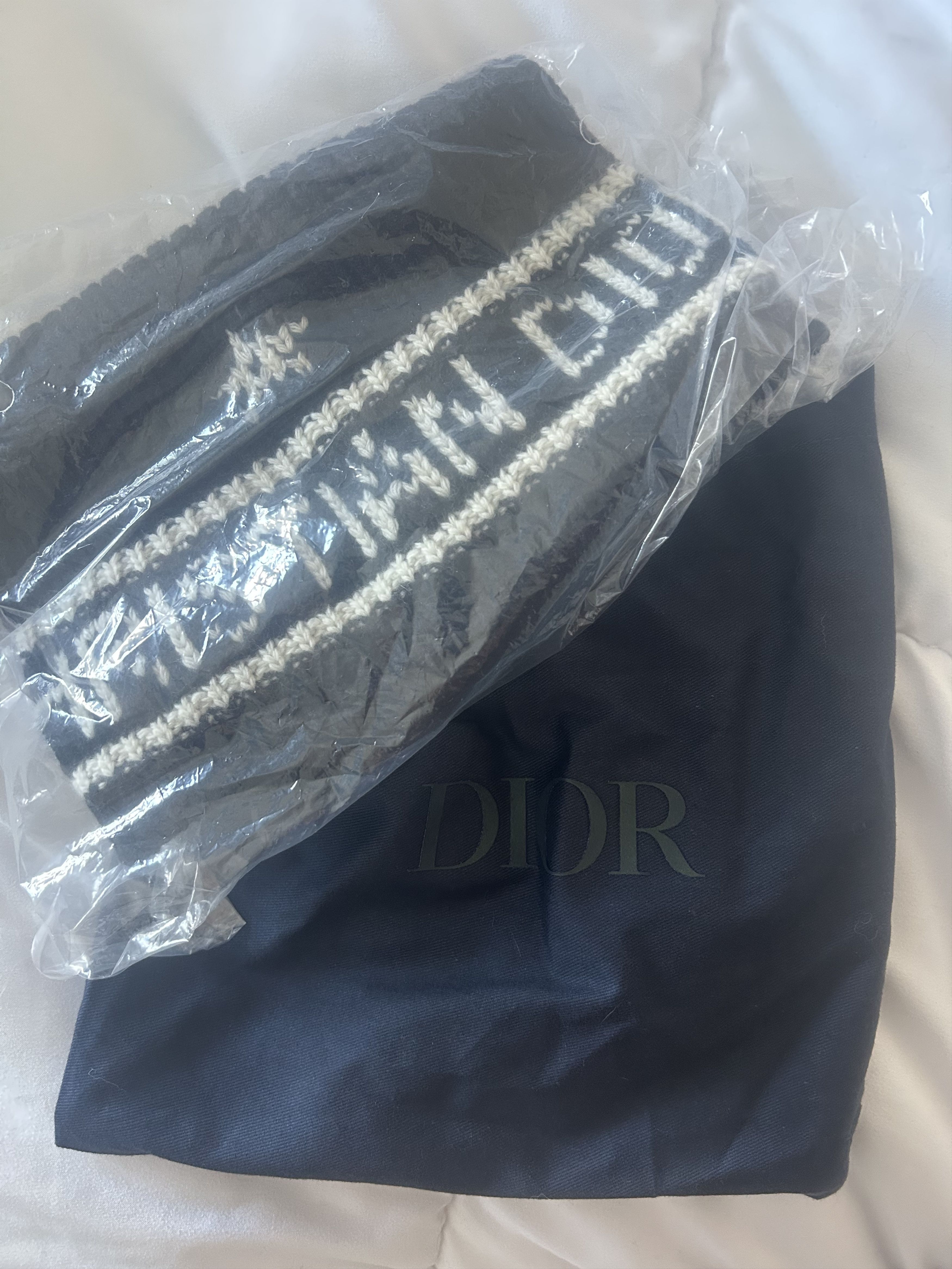 Dior Christian Dior Wool and Cashmere Unisex Beanie Size ONE SIZE - 3 Thumbnail