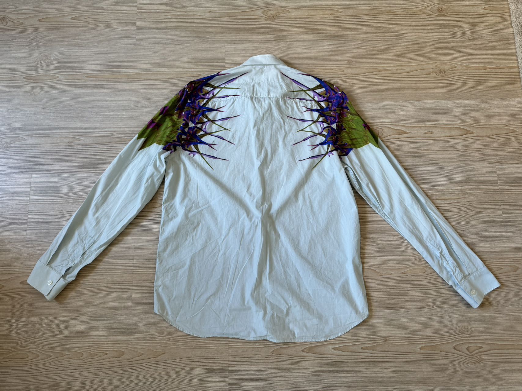 Givenchy S/S 2012 Givenchy Birds of Paradise Button-up Shirt Size US L / EU 52-54 / 3 - 7 Thumbnail