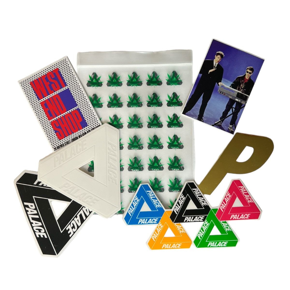 image of Palace Winter 2015 Sticker Pack in Black/White, Men's