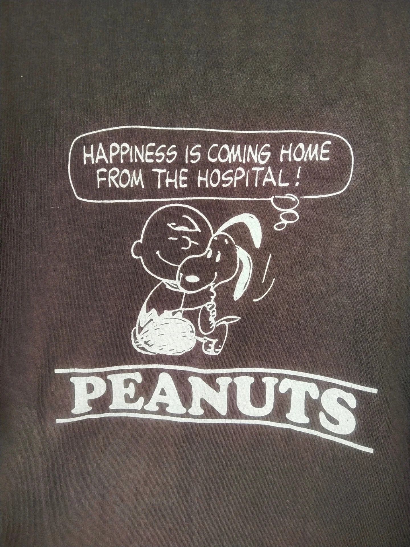 Peanuts Vintage Snoopy Peanuts x Freak's Store Brown Cartoon Tee Size US L / EU 52-54 / 3 - 2 Thumbnail