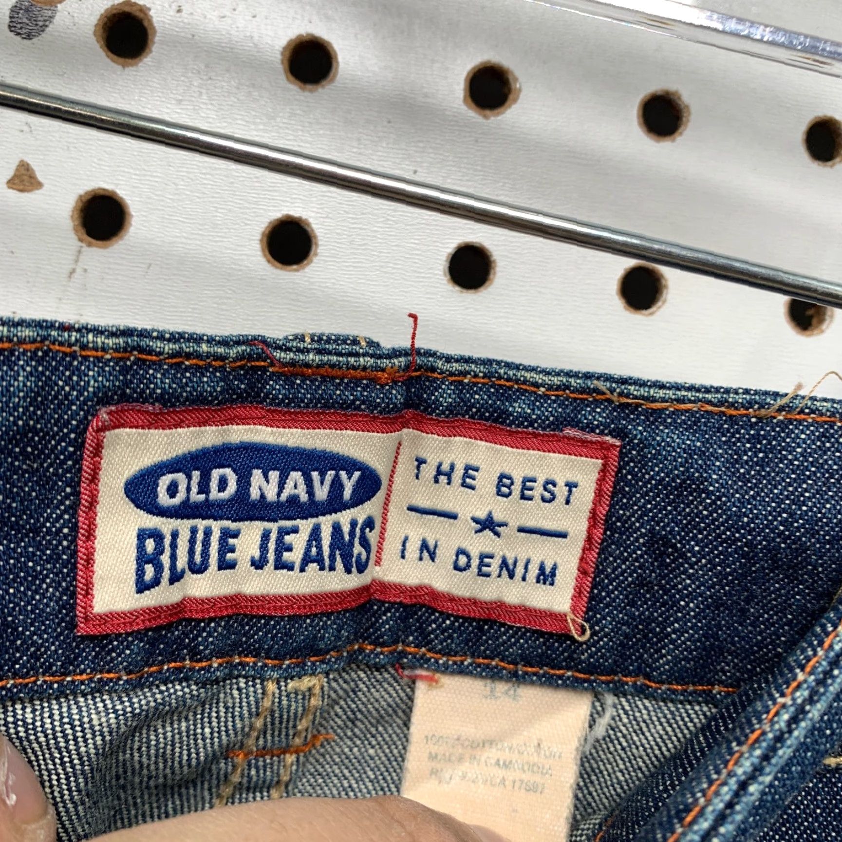 Old Navy VINTAGE Old Navy Jeans Womens 14 Blue Flared 5-Pocket Denim 36x31 Y2K Front Patch Pockets 90s Style Men/Women? Size 36" / US 14 / IT 50 - 4 Thumbnail