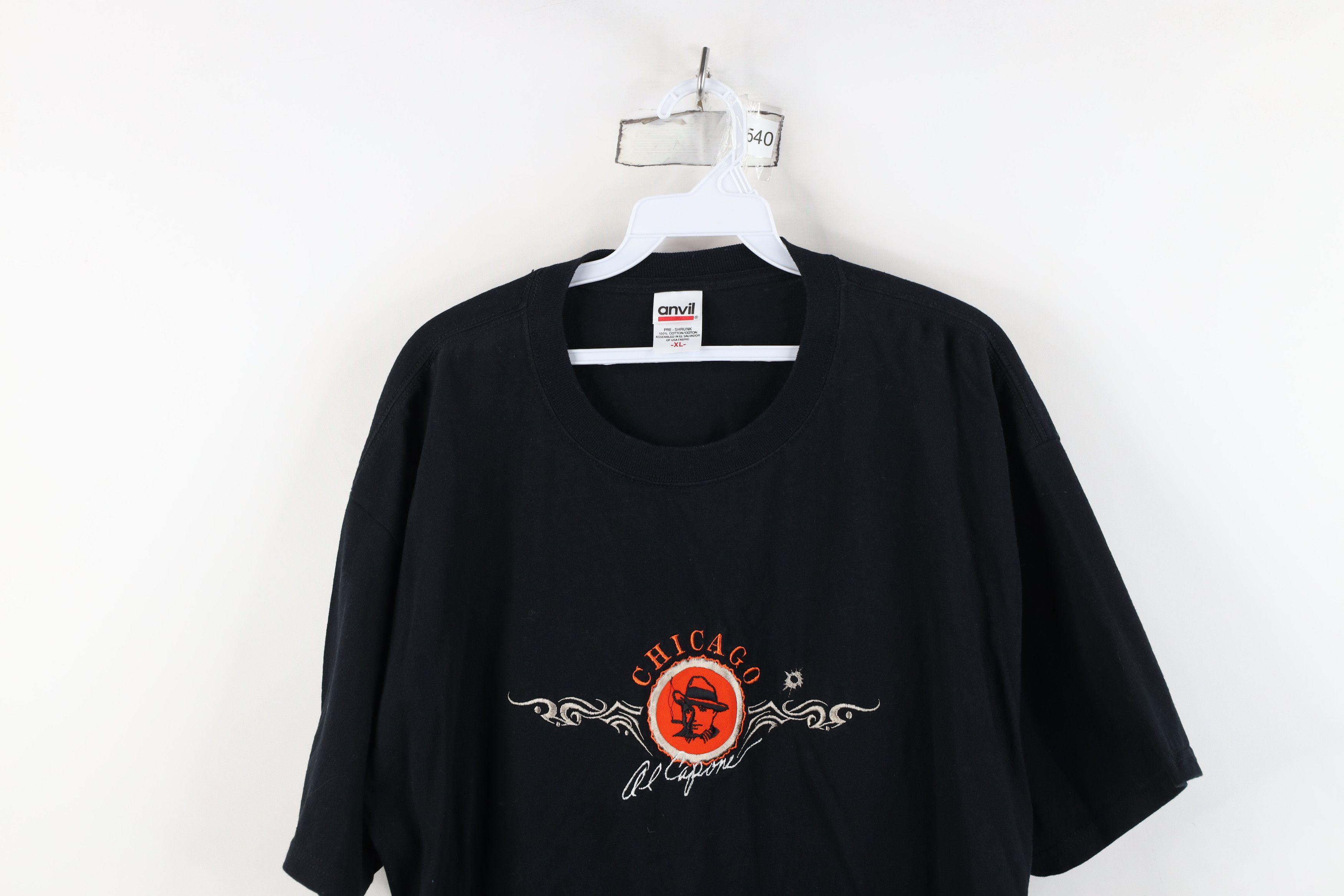 Vintage Vintage 90s Y2K Streetwear Tribal Al Capone Gangster T-Shirt Size US XL / EU 56 / 4 - 2 Thumbnail