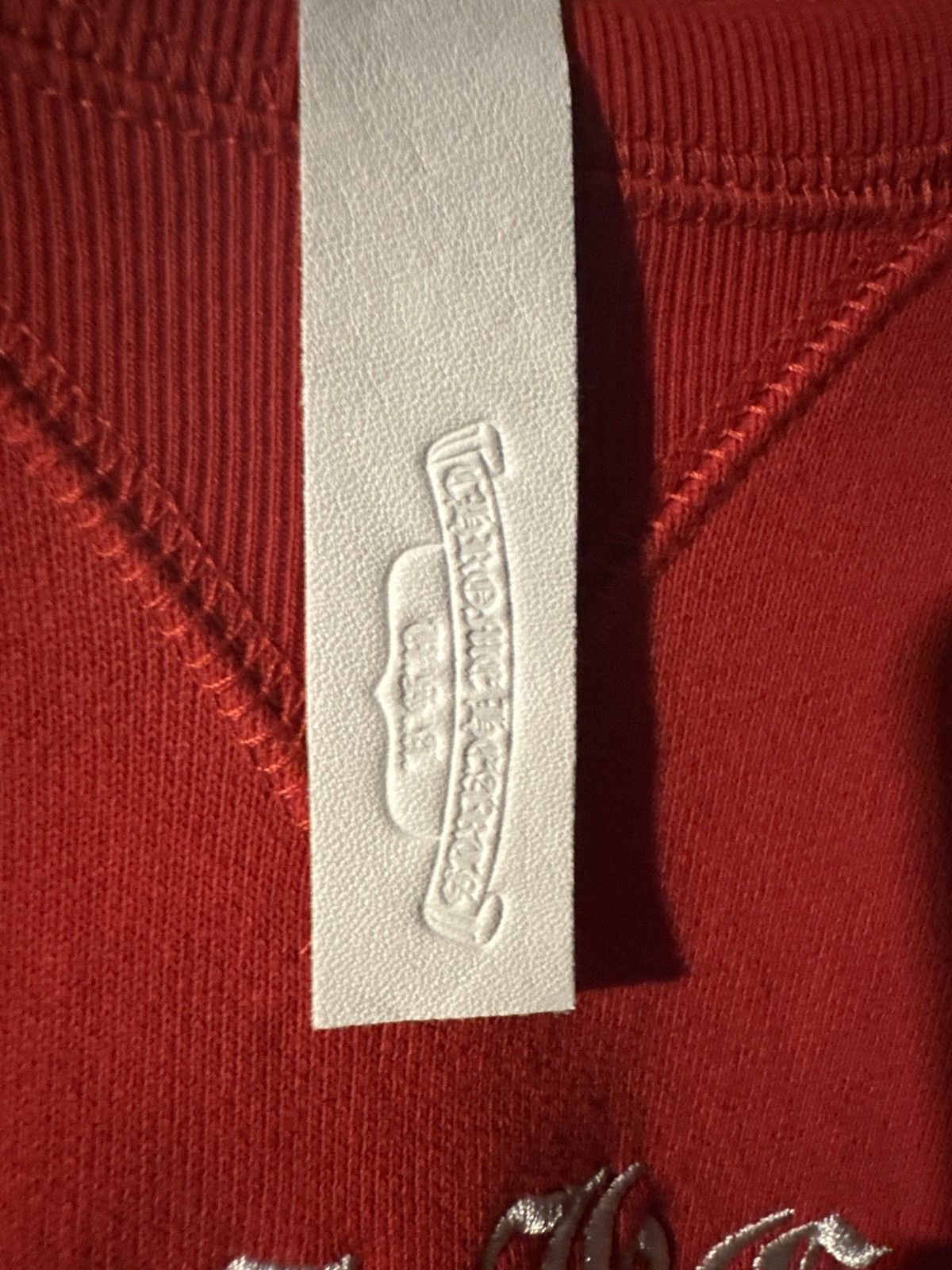 Chrome Hearts Chrome hearts “Hollywood” Red Cross crew neck Size US L / EU 52-54 / 3 - 12 Thumbnail