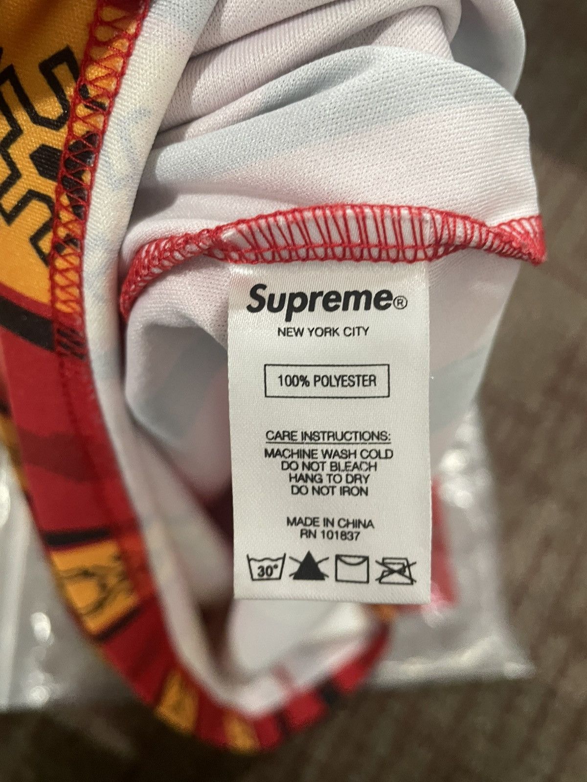 Supreme Supreme Arabic Logo Soccer Jersey (X-Large) Size US XL / EU 56 / 4 - 5 Thumbnail