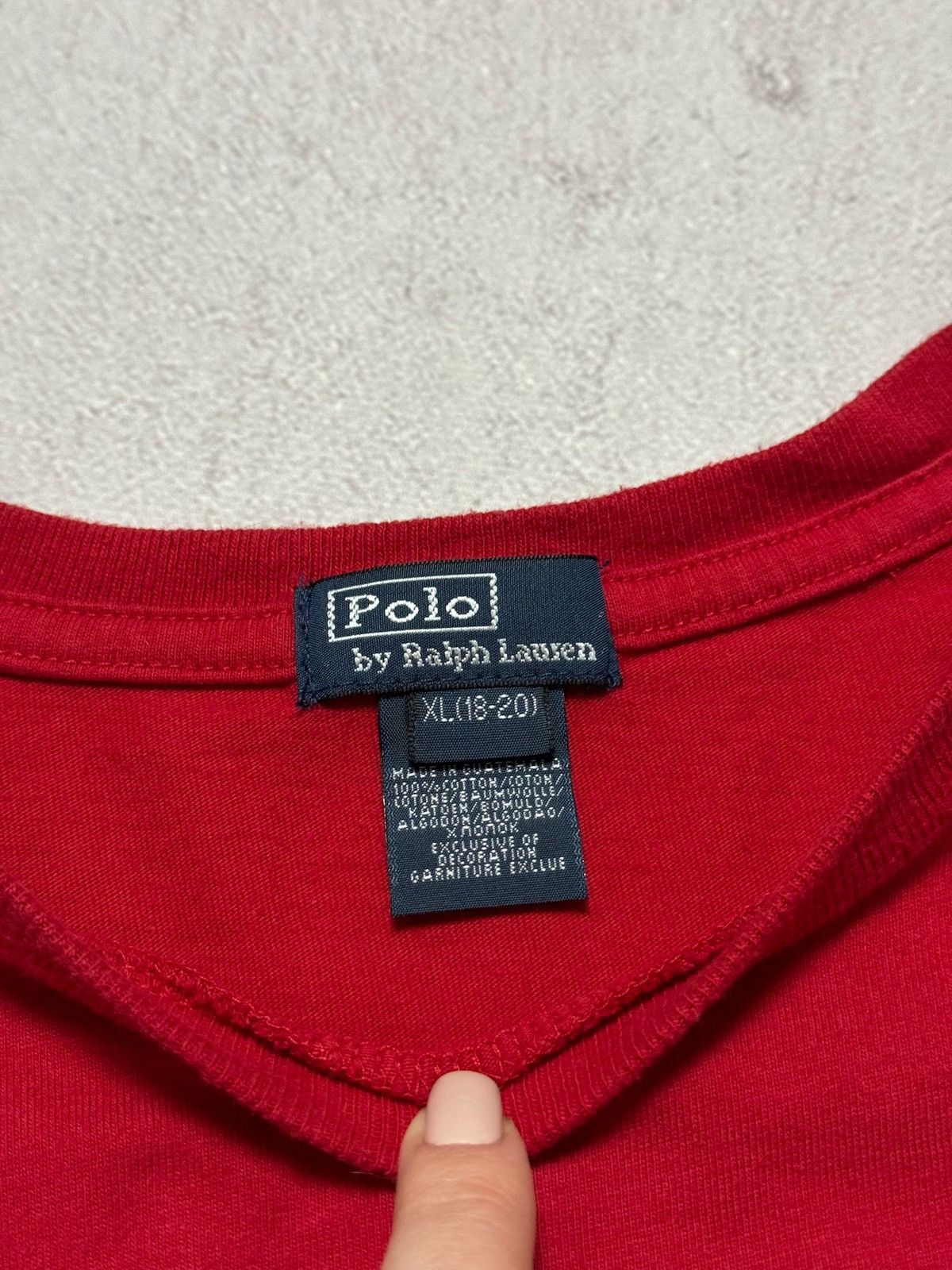 Polo Ralph Lauren × Vintage Vintage Polo Ralph Lauren T Shirt USA #3 Big Logo Y2K 90s Size US M / EU 48-50 / 2 - 8 Thumbnail