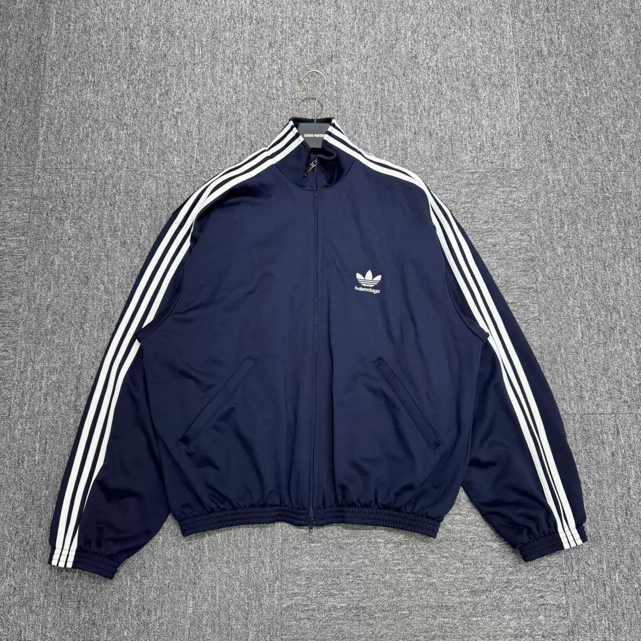 Balenciaga Balenciaga Adidas Blue Silhouette Jacket Size US S / EU 44-46 / 1 - 1 Thumbnail