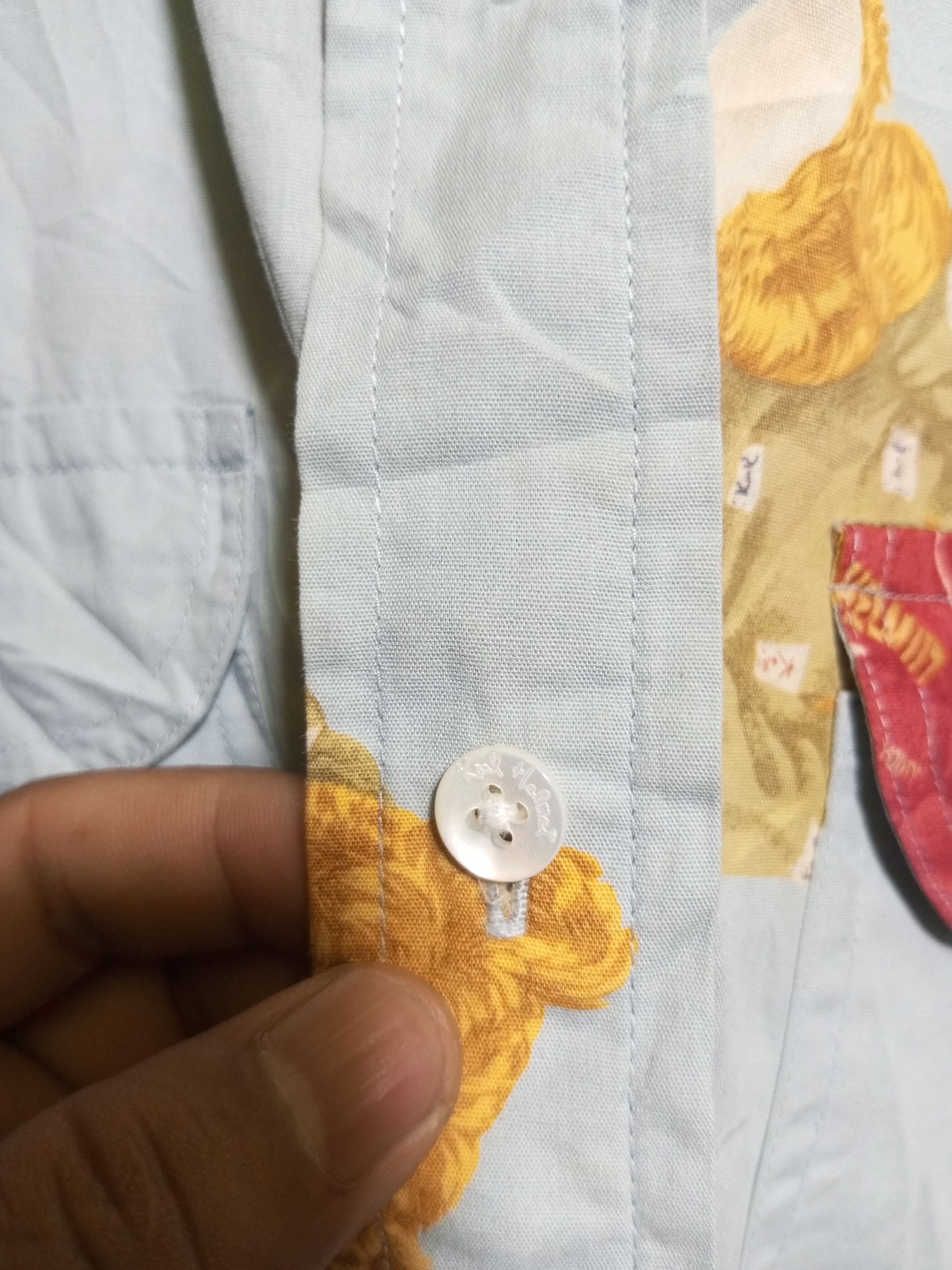 Karl Helmut Vintage Karl helmut bears half button shirt Size US XL / EU 56 / 4 - 8 Thumbnail