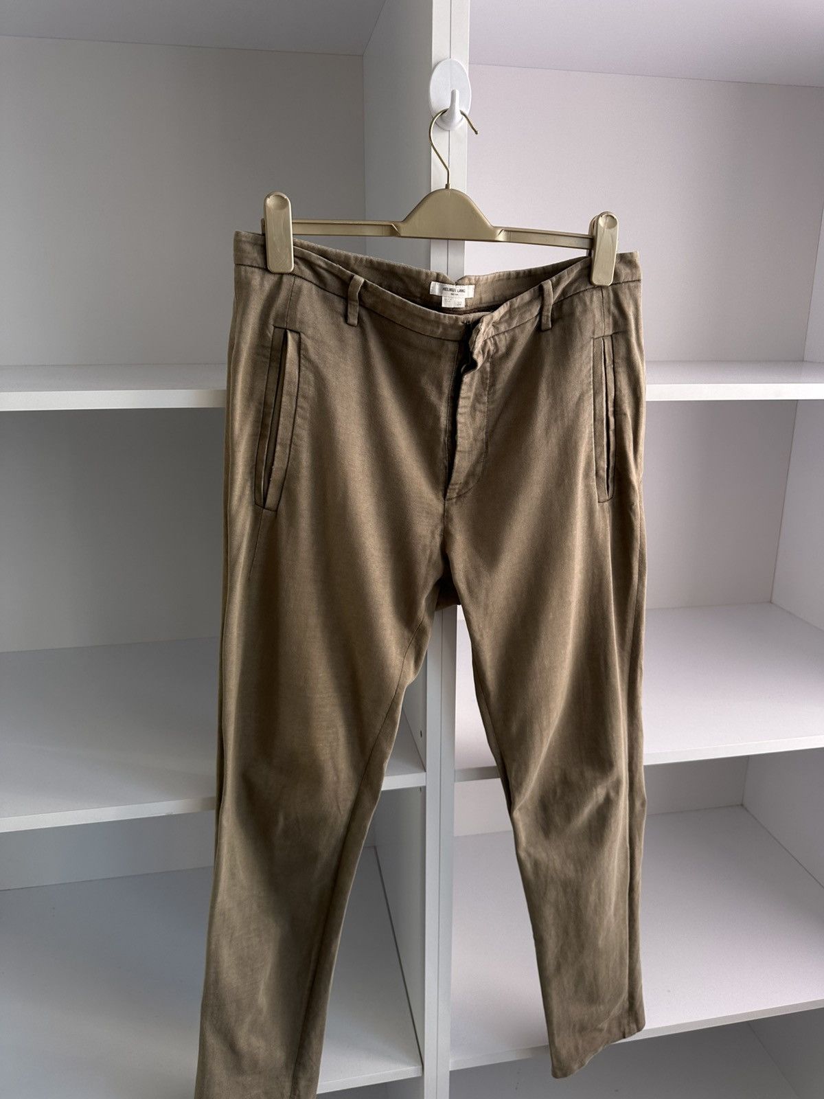 Helmut Lang Vintage Helmut Lang Light Brown 2000s Pants Size US 32 / EU 48 - 4 Thumbnail
