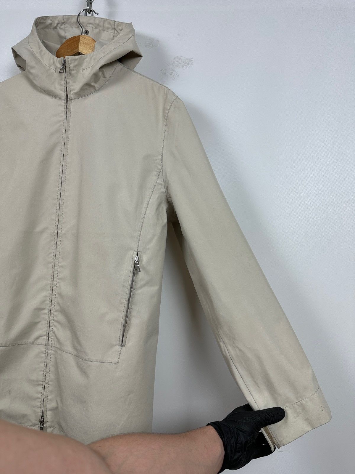 Prada Vintage Prada Sport Gore-Tex Red Tab Nylon Coat Jacket Size US M / EU 48-50 / 2 - 15 Thumbnail