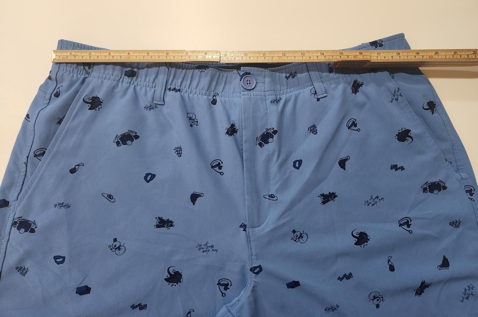 Under Armour Under Armour UA Drive Printed Golf Shorts Men's 42 Blue Size US 42 / EU 58 - 6 Thumbnail