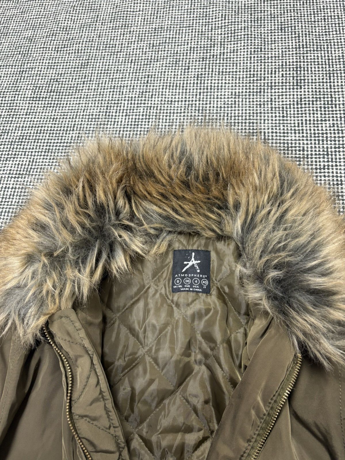 Japanese Brand Faux fur collar flyer bomber jacket ma-1 harajuku style Size S / US 4 / IT 40 - 3 Thumbnail