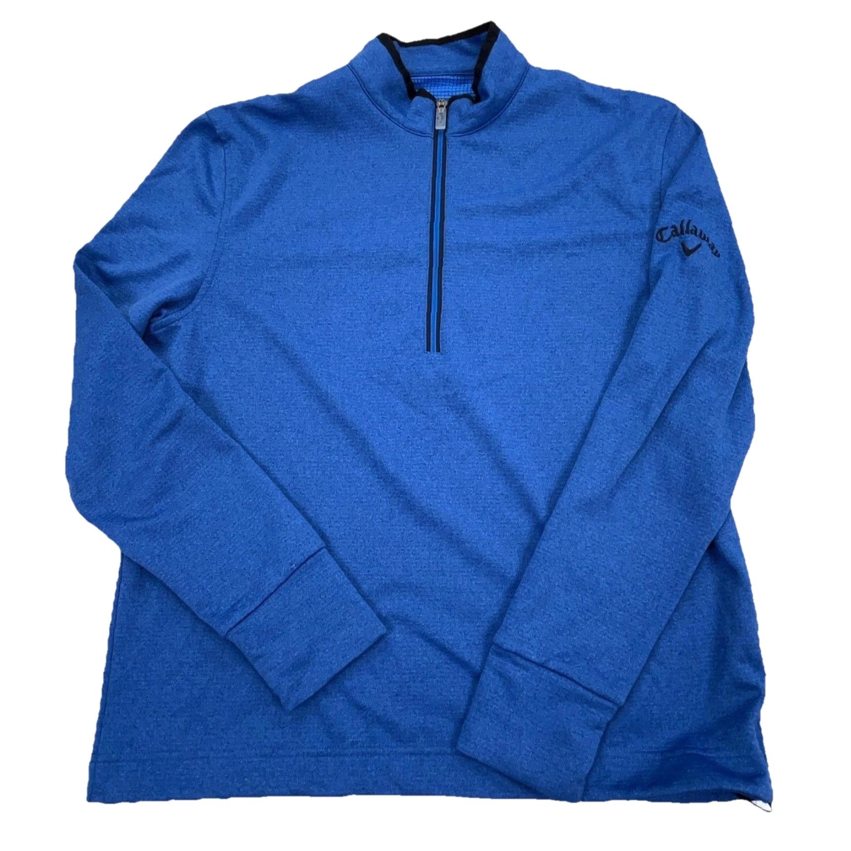 Callaway Callaway Sweatshirt Men Small Blue Black Pullover 1/4 Zip Fleece Pocket Logo Performance Golf Sweater Size US S / EU 44-46 / 1 - 2 Thumbnail