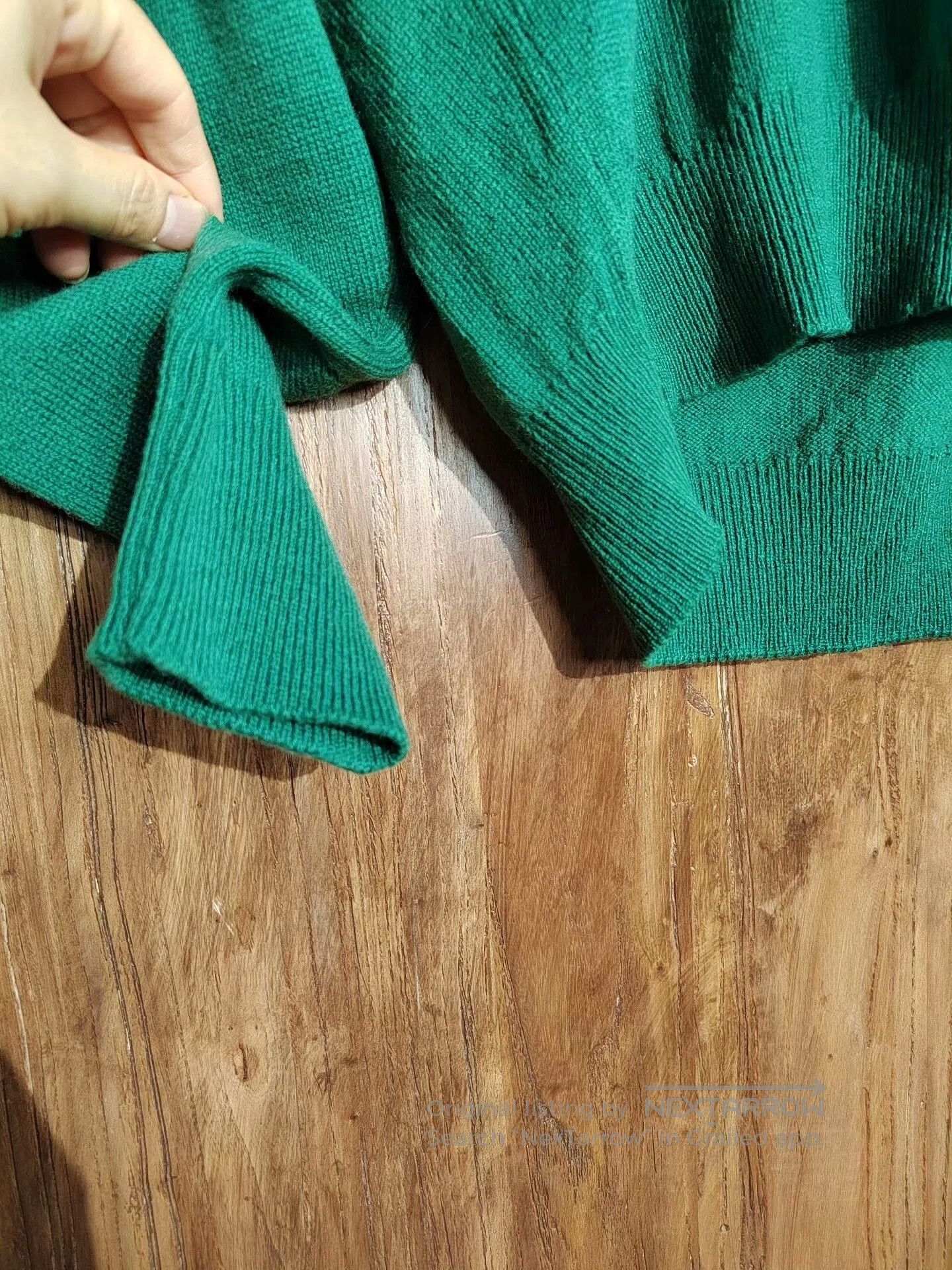 Burberry Burberry Golf Series Green V-Neck Sweater. Size US XXS / EU 40 - 4 Thumbnail