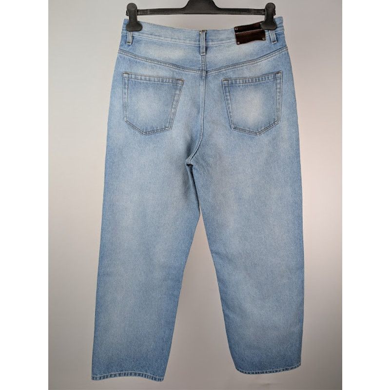 Dries Van Noten o1rshd1 Bershka Baggy Fit Denim Pants in Mid Blue Size US 34 / EU 50 - 18 Thumbnail