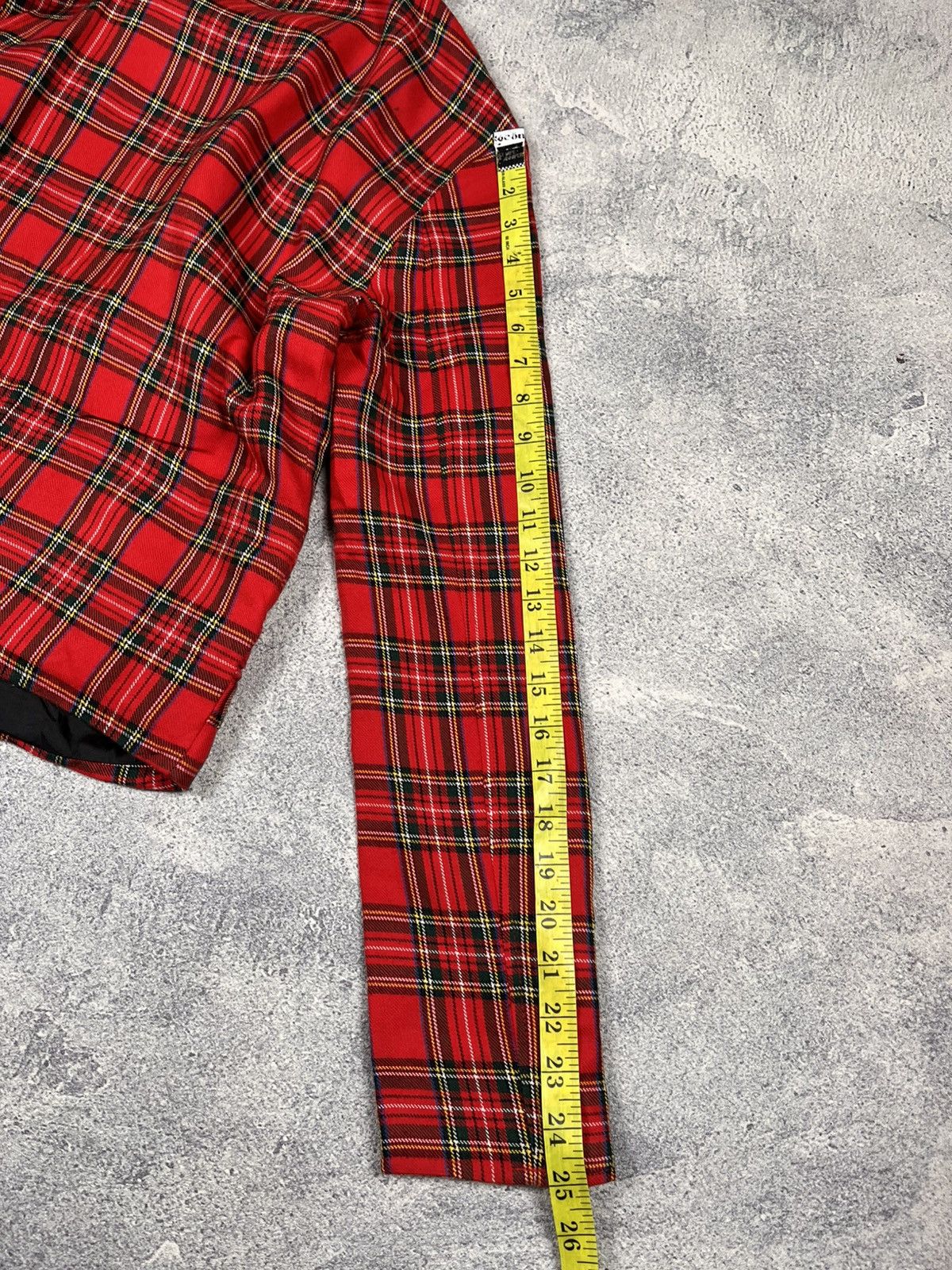 Kris Van Assche Ramones Style Kris Van Assche Bikers Jacket Tartan Size US S / EU 44-46 / 1 - 11 Thumbnail
