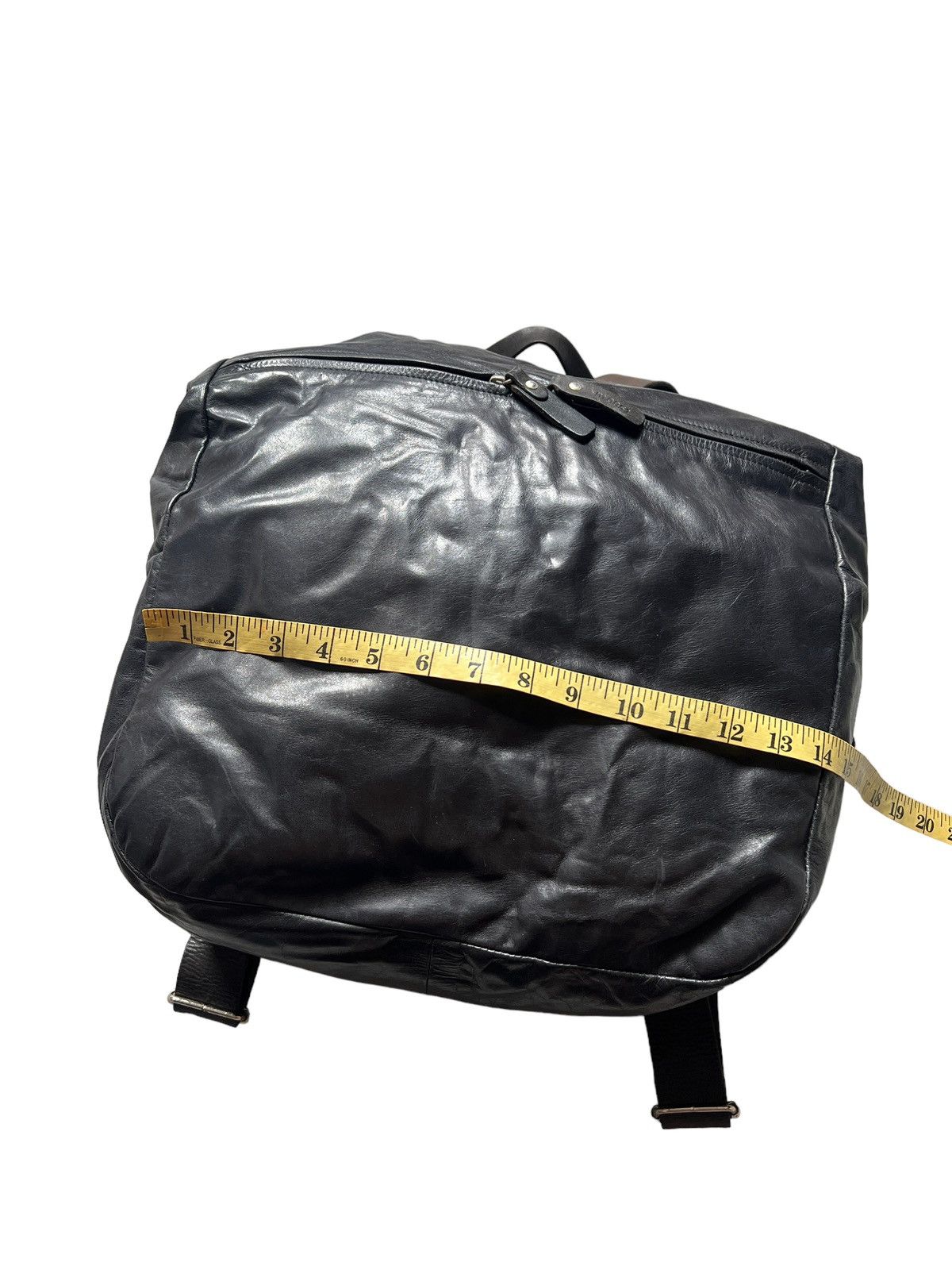 M0851 Leather Square Backpack