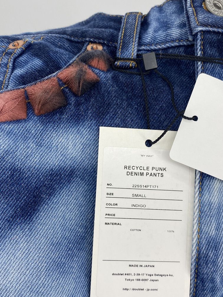 Doublet Recycle Punk Denim Size US 30 / EU 46 - 4 Thumbnail