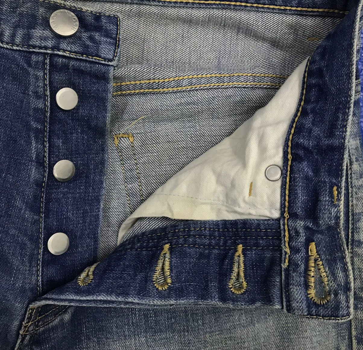 Japanese Brand × Mackintosh Mackintosh Made In Japan Denim Pants Size US 31 - 6 Thumbnail