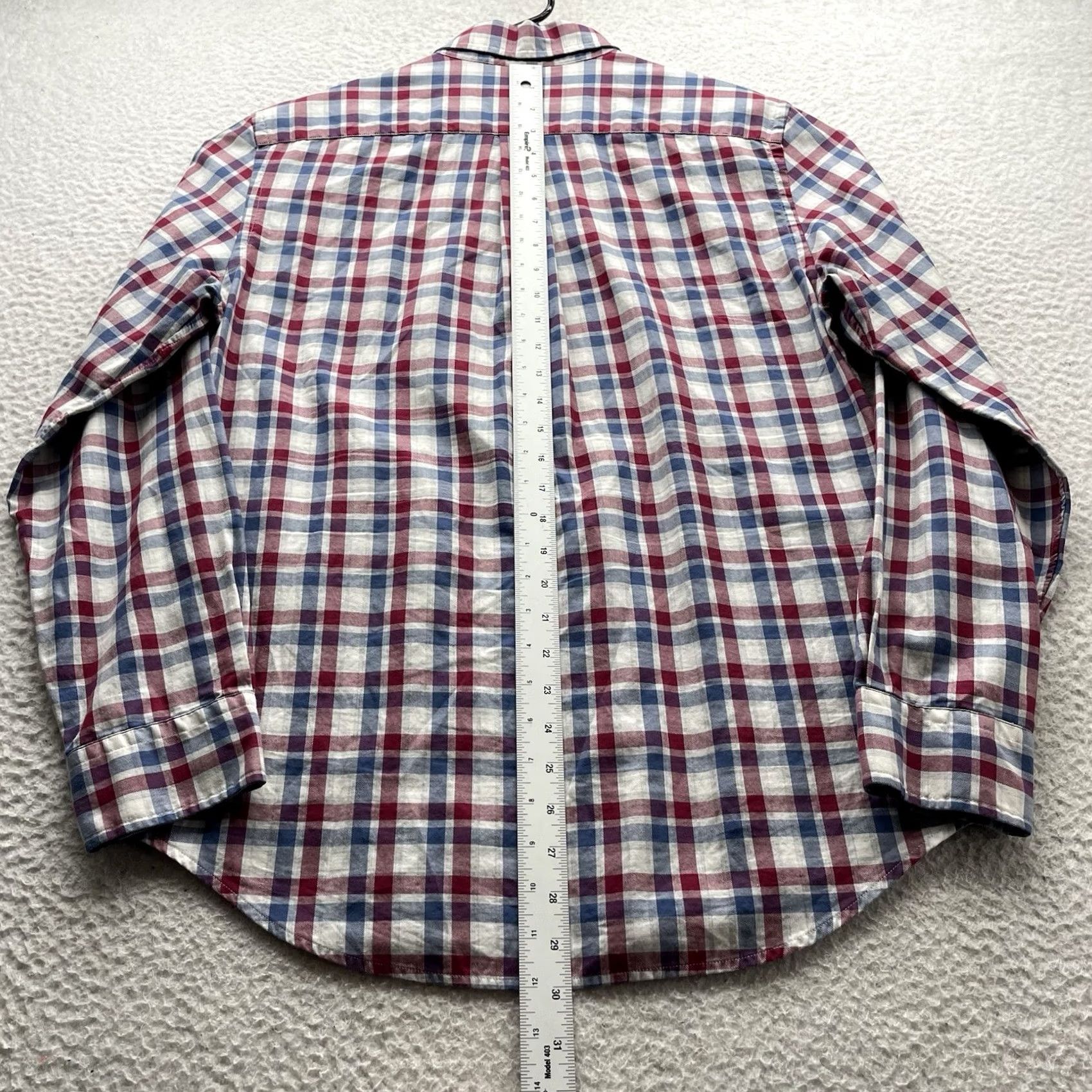 Vineyard Vines Vineyard Vines Murray Shirt Mens S Classic Fit Red Blue Plaid Check Preppy Size US S / EU 44-46 / 1 - 6 Thumbnail