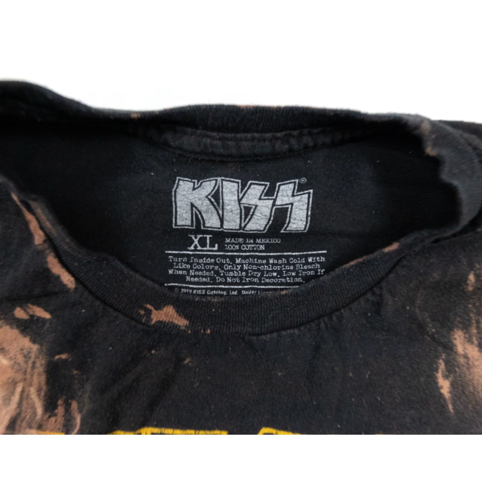 Etro Kiss Graphic Tee Shirt Adult XL Black Short Sleeve Music Band Mens Size US XL / EU 56 / 4 - 3 Thumbnail