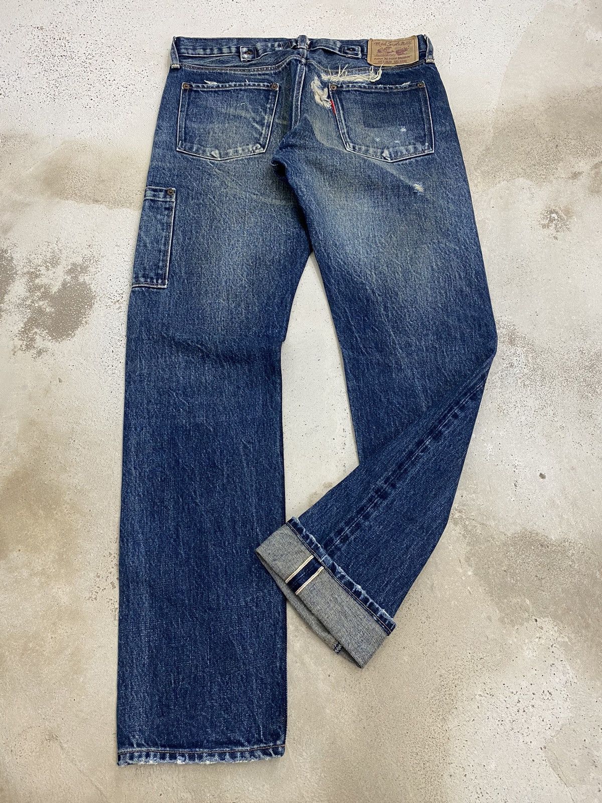 If Six Was Nine Rna Slang Inc Japan Selvedge Dirty Mud Washed Wax Pocket Size US 31 - 2 Thumbnail