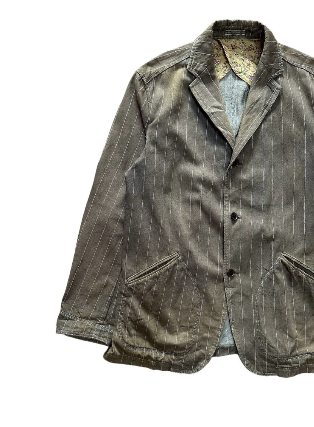 Alexander Julian Alexander Julian Stripes Blazer Size US M / EU 48-50 / 2 - 2 Thumbnail