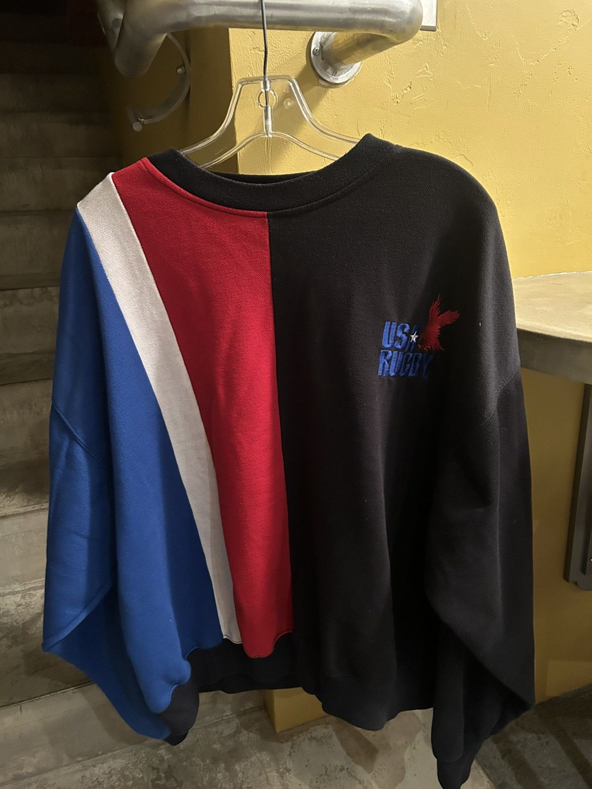 Reebok Vintage Reebok USA Rugby Crewneck Size US L / EU 52-54 / 3 - 1 Thumbnail