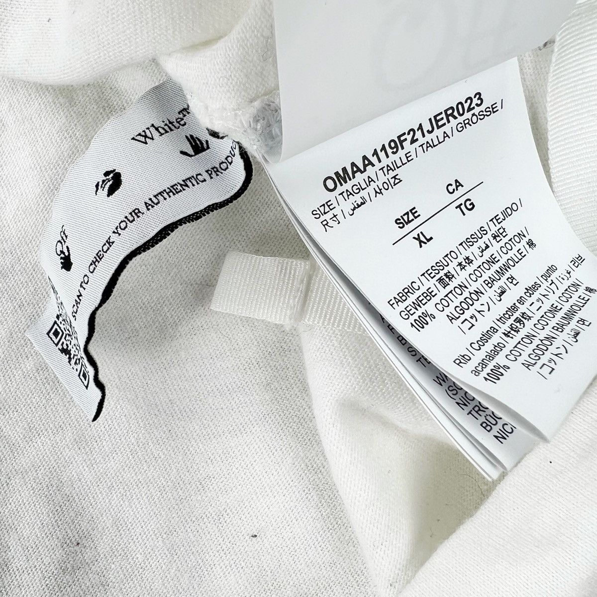 Off-White Off-White Marker Arrows Skate White T Shirt Size US XL / EU 56 / 4 - 5 Thumbnail